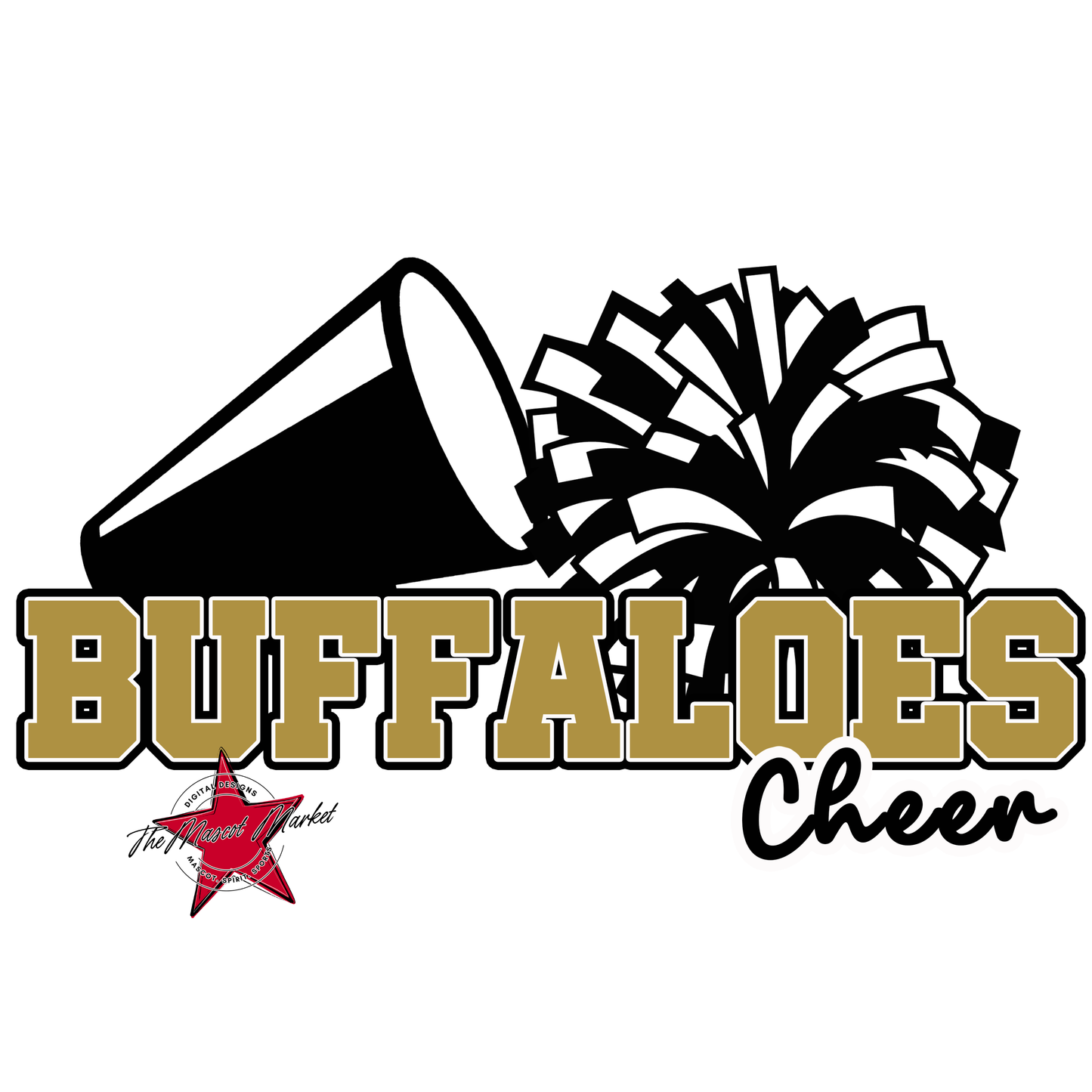 Buffaloes Varsity Cheer-Gold