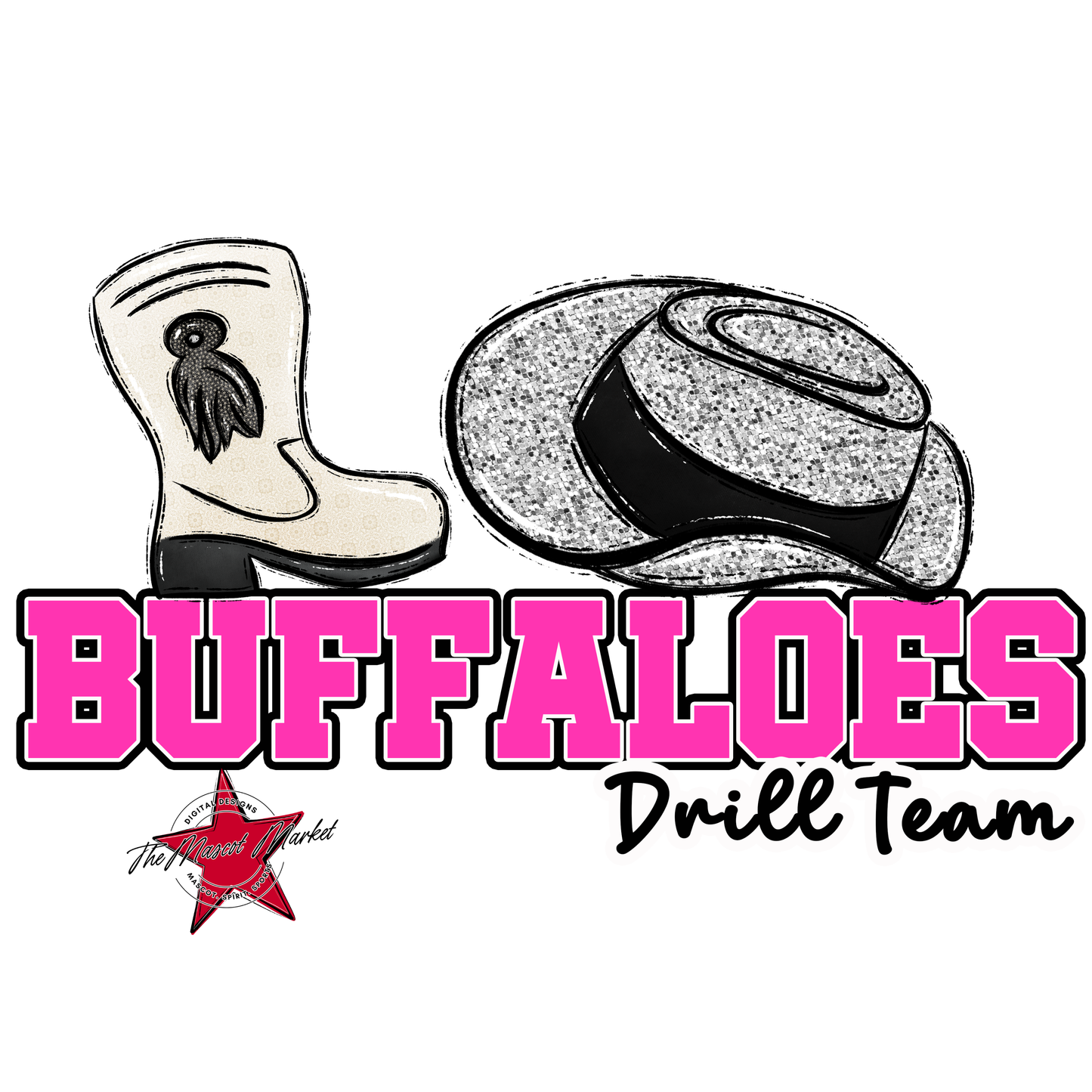 Buffaloes Varsity Drillteam-Pink