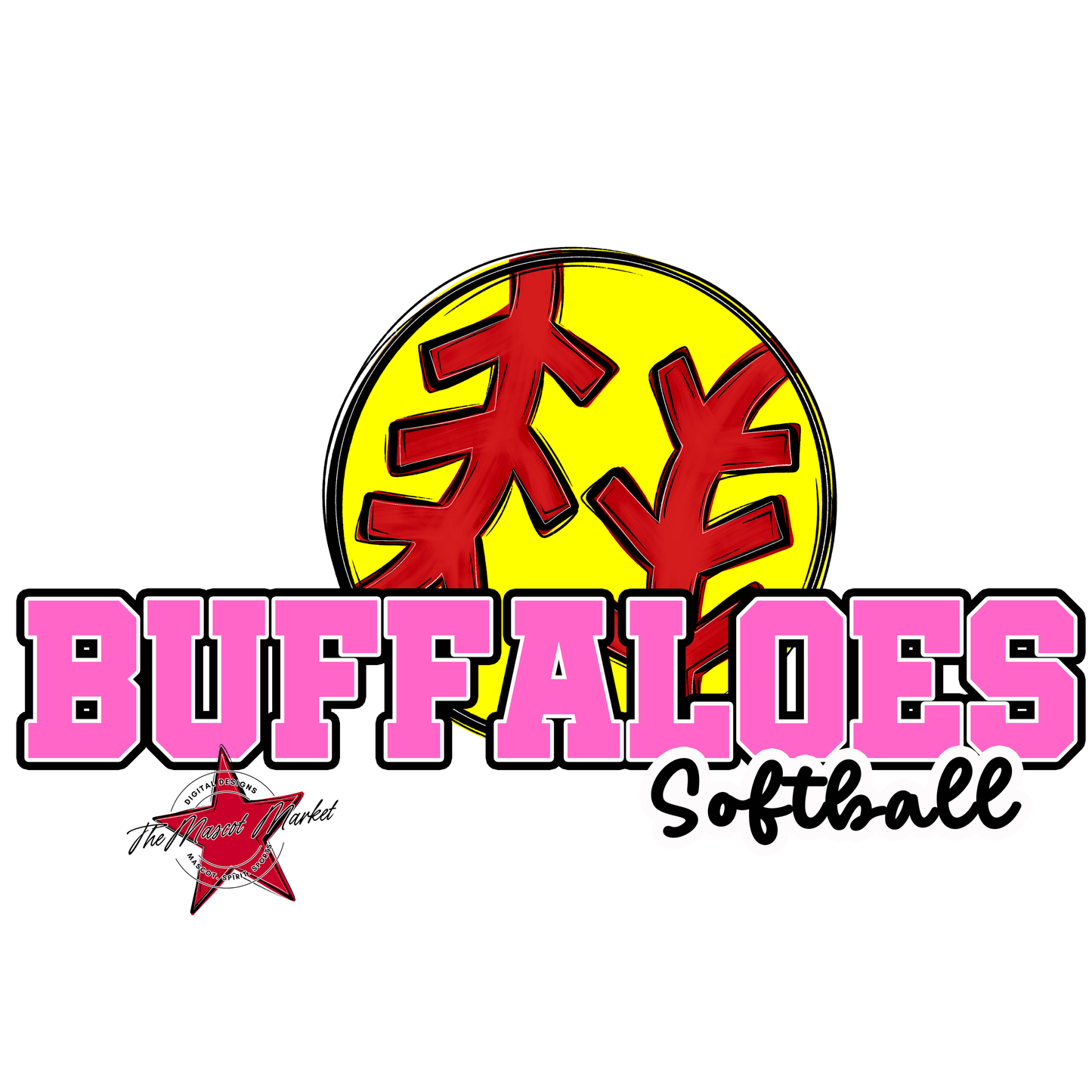Buffaloes Varsity Softball-Baby Pink
