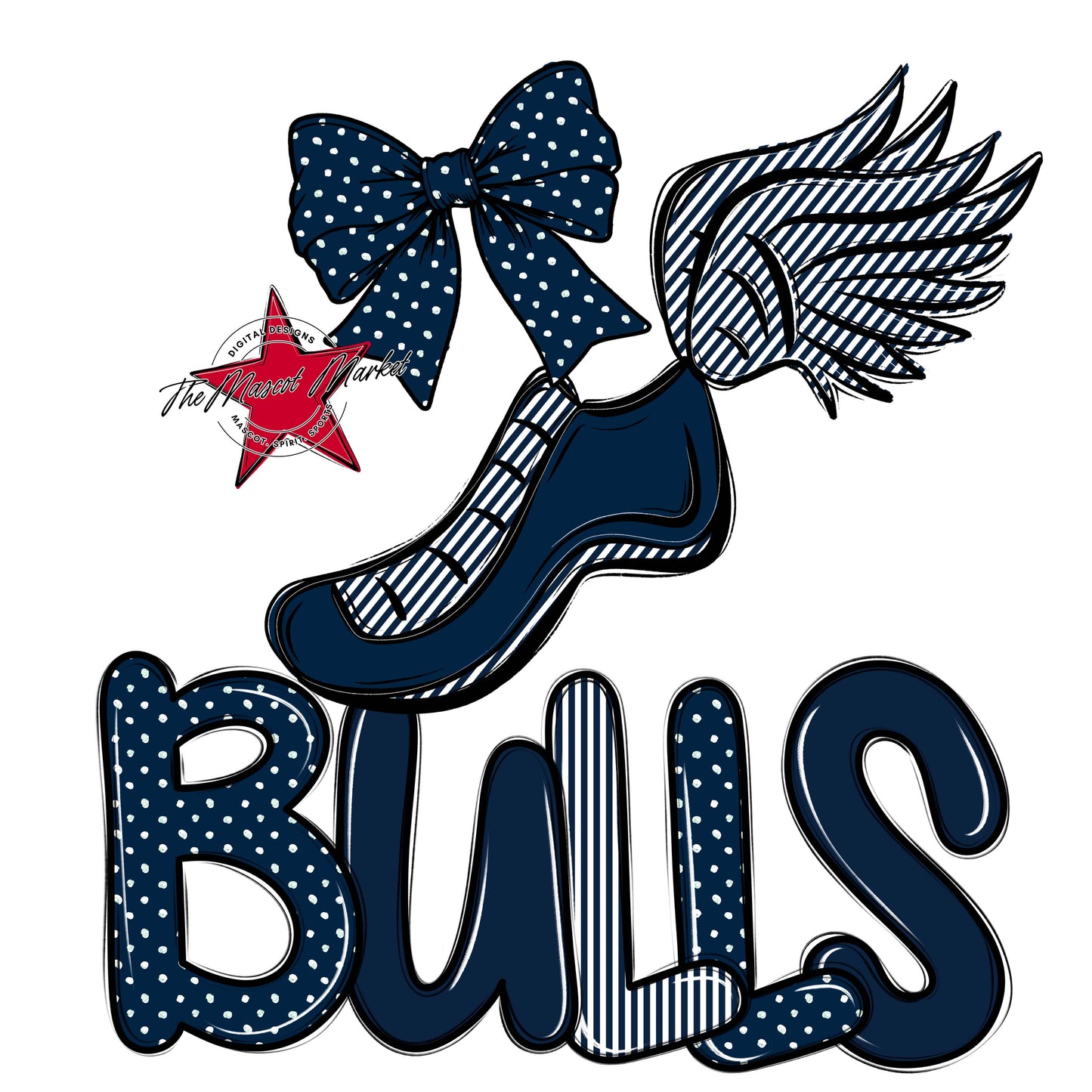 Bulls Track Spirit Design-Navy