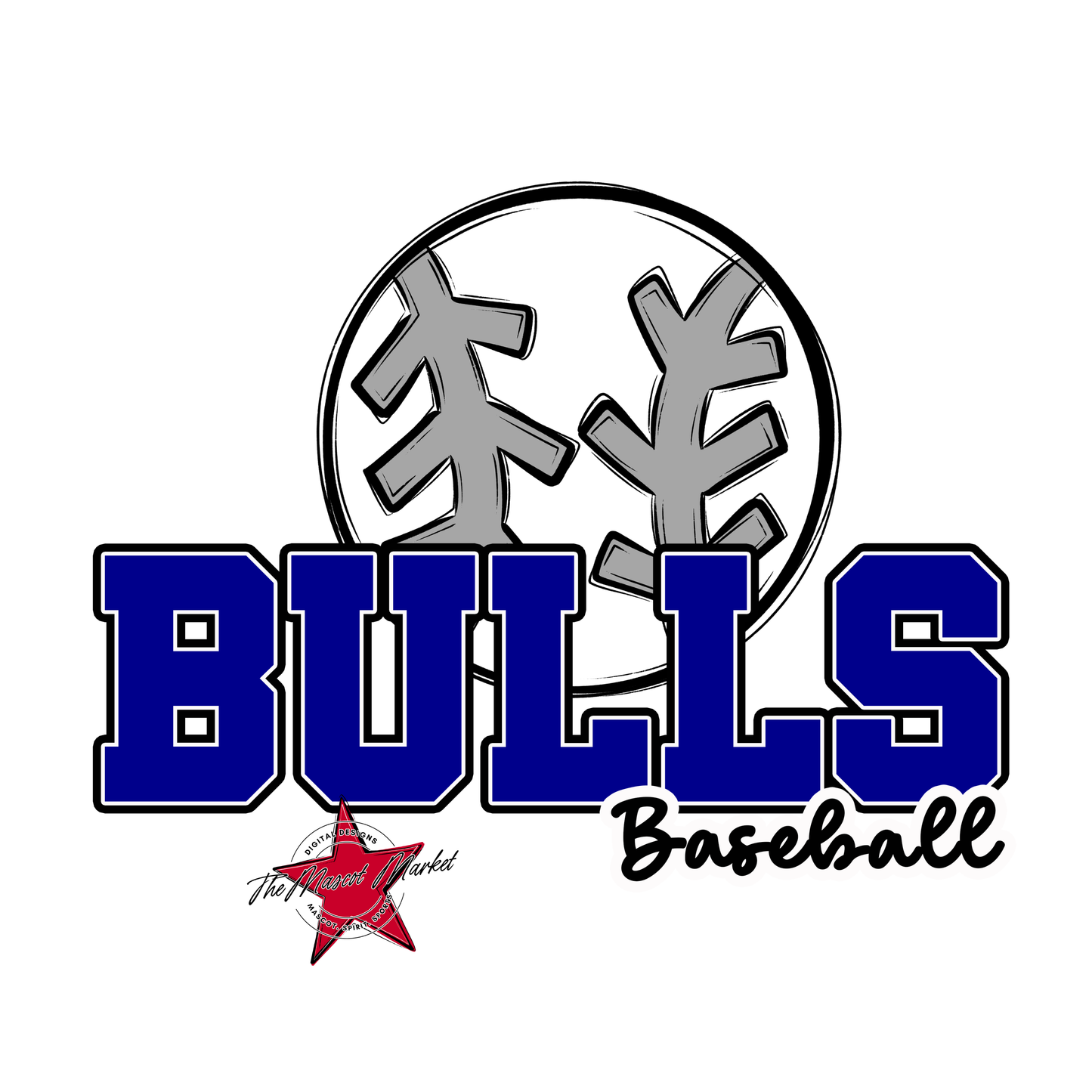 Bulls Varsity Baseball-Blue