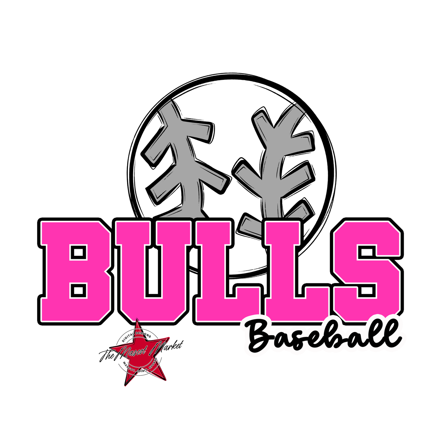 Bulls Varsity Baseball-Pink