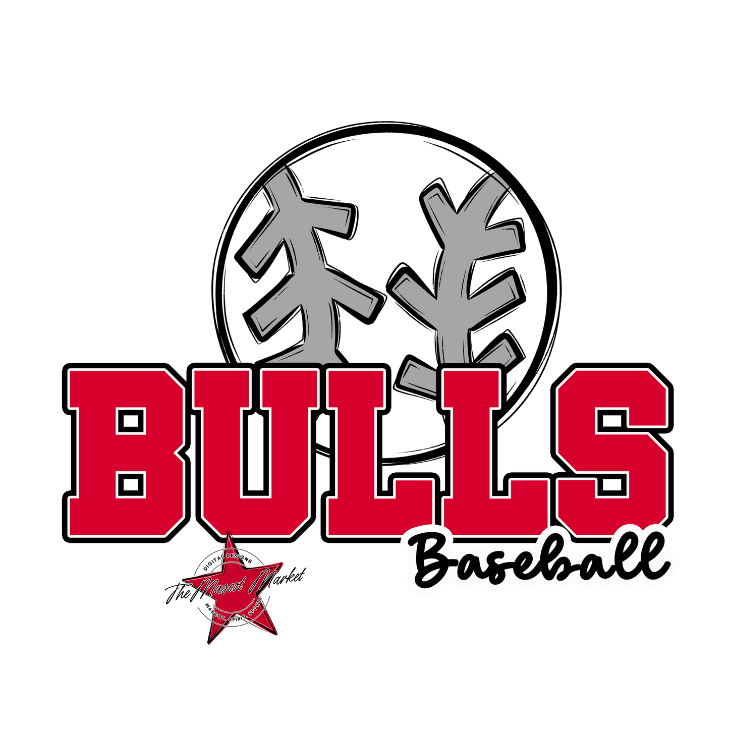 Bulls Varsity Baseball-Red
