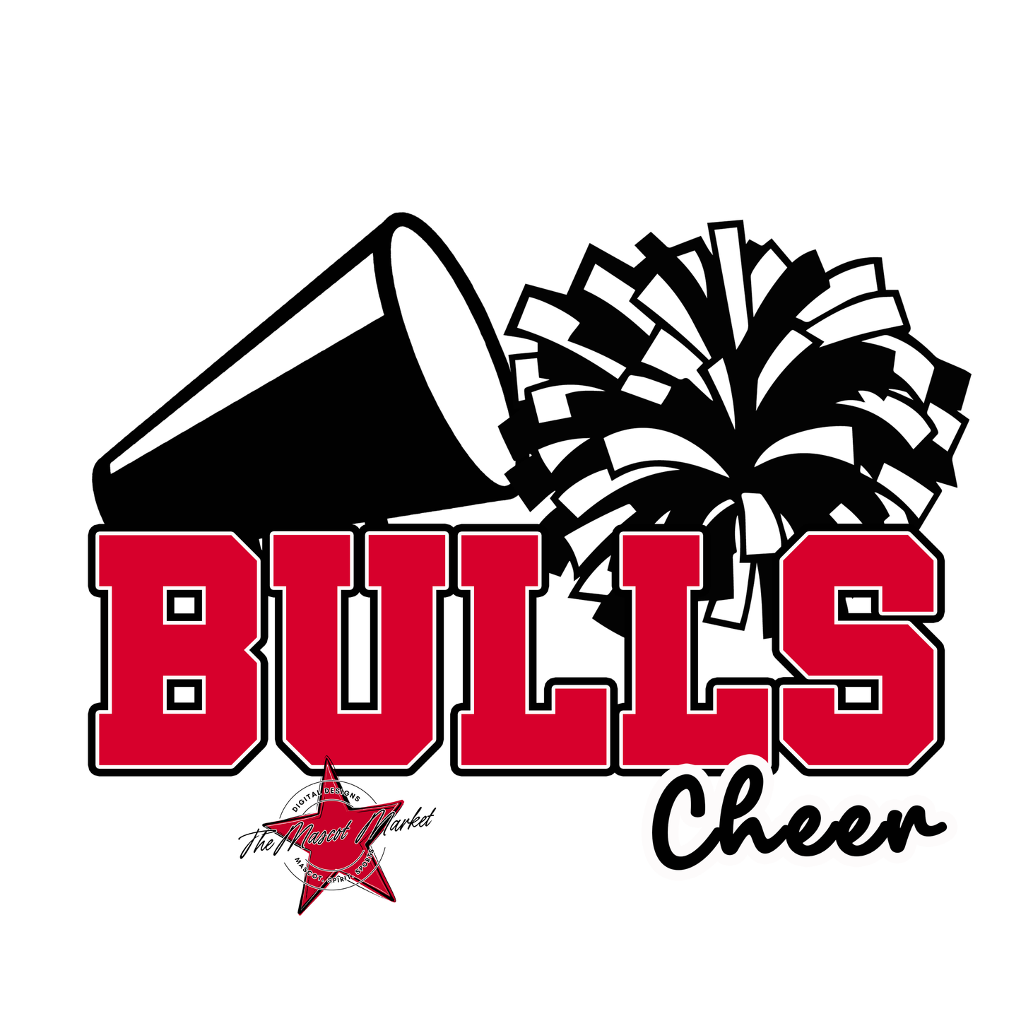 Bulls Varsity Cheer-Red