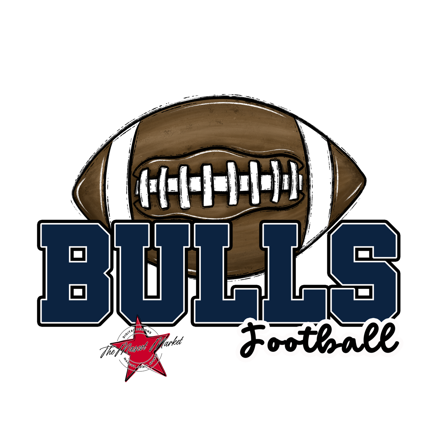 Bulls Varsity Football-Navy