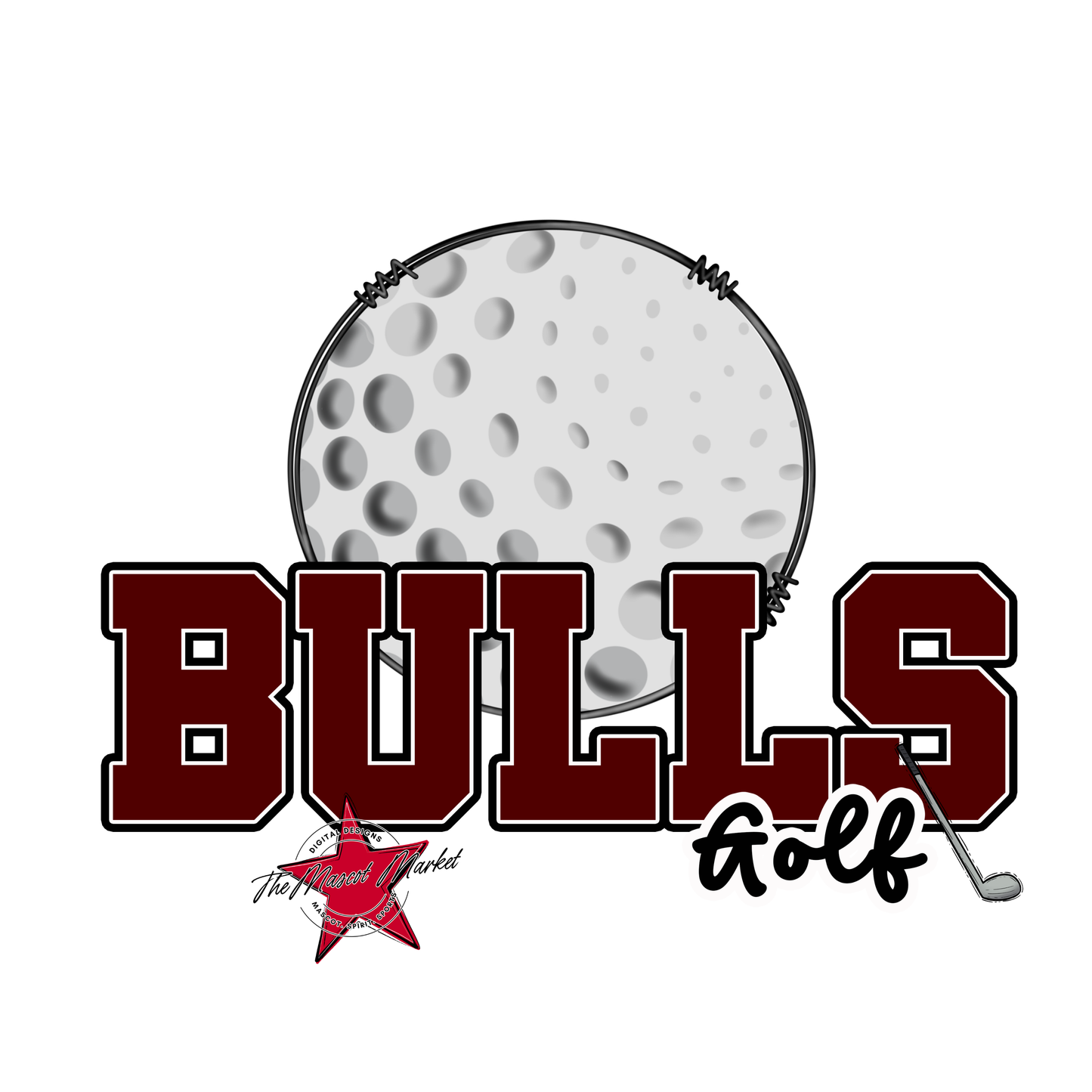 Bulls Varsity Golf-Maroon