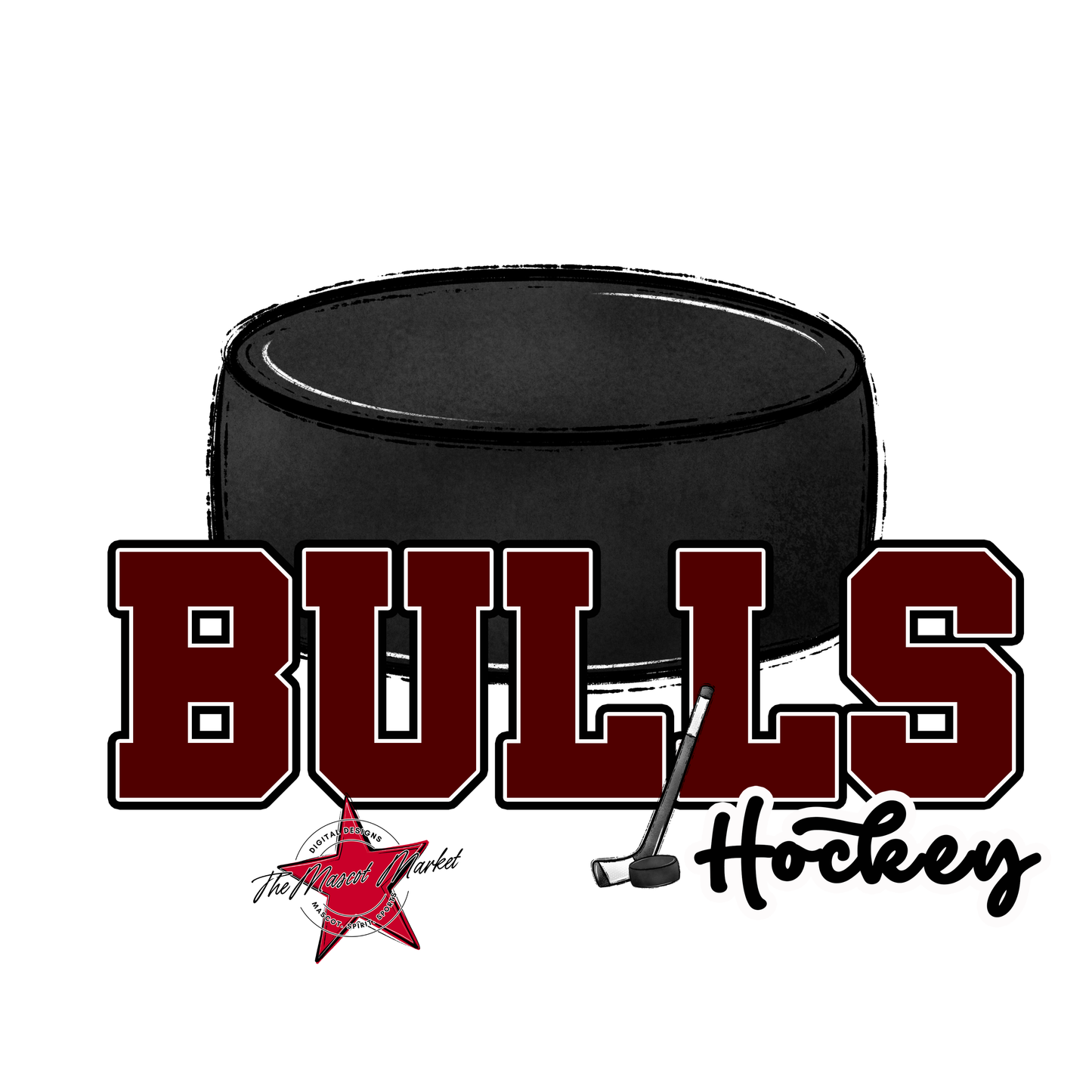 Bulls Varsity Hockey-Maroon