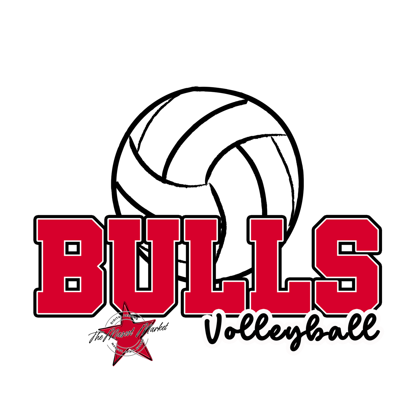 Bulls Varsity Volleyball-Red