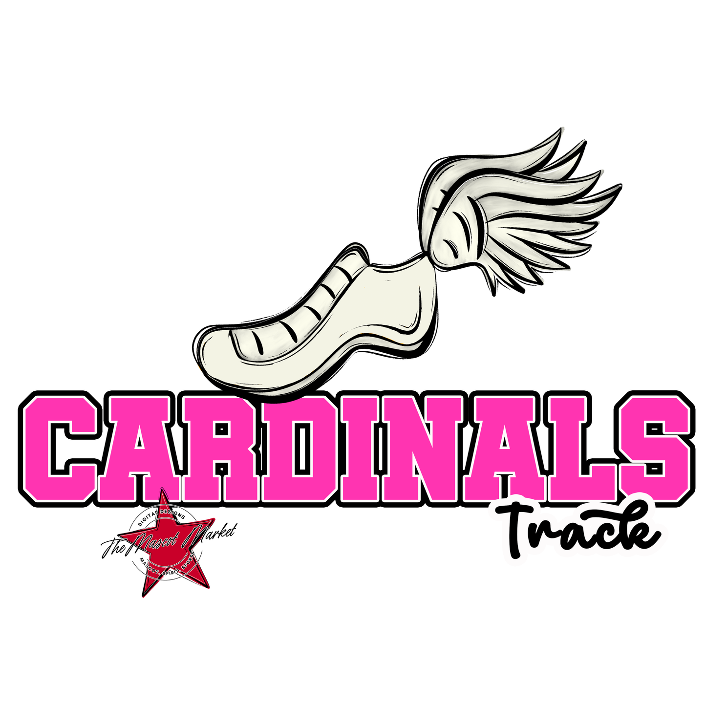 Cardinals Varsity Track-Pink
