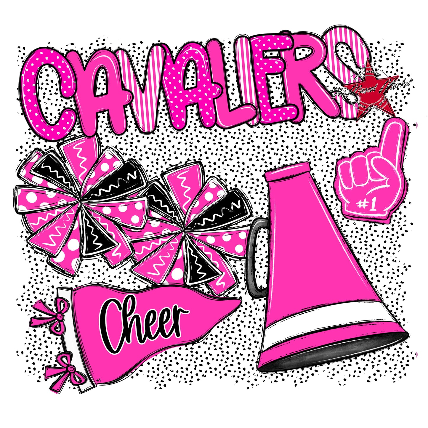 Cavaliers Cheer Spirit-Pink
