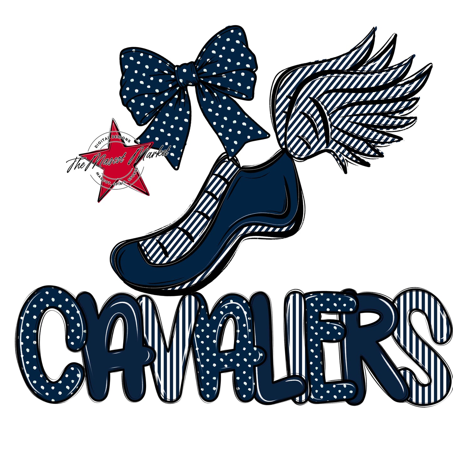 Cavaliers Track Spirit Design-Navy