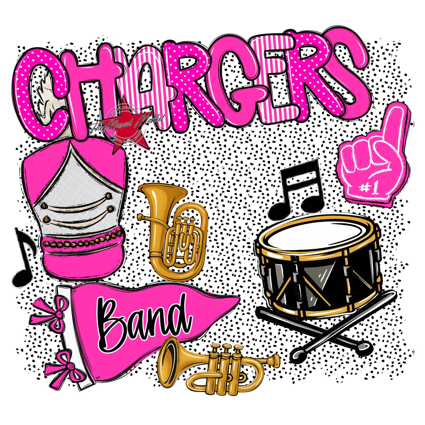 Chargers Band Spirit-Pink