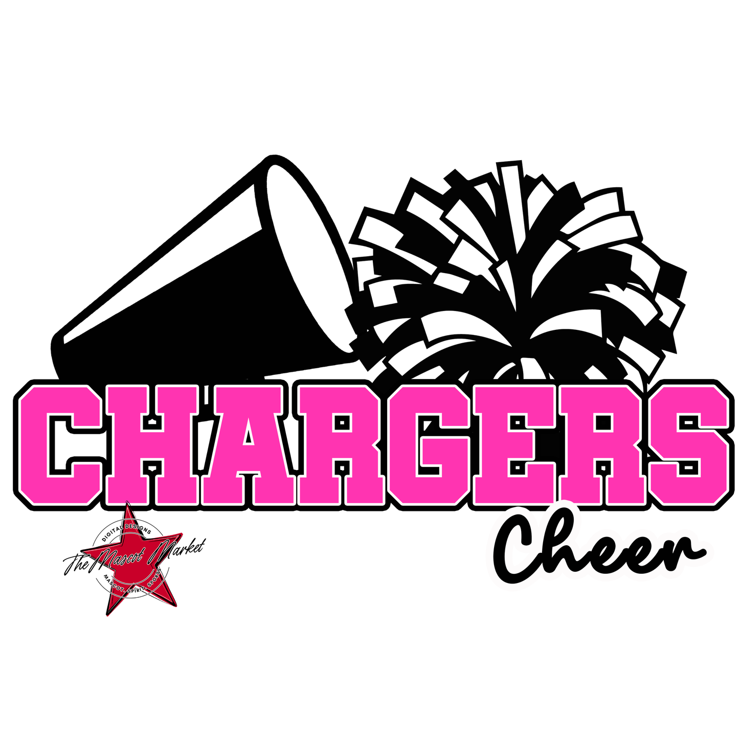 Chargers Varsity Cheer-Pink