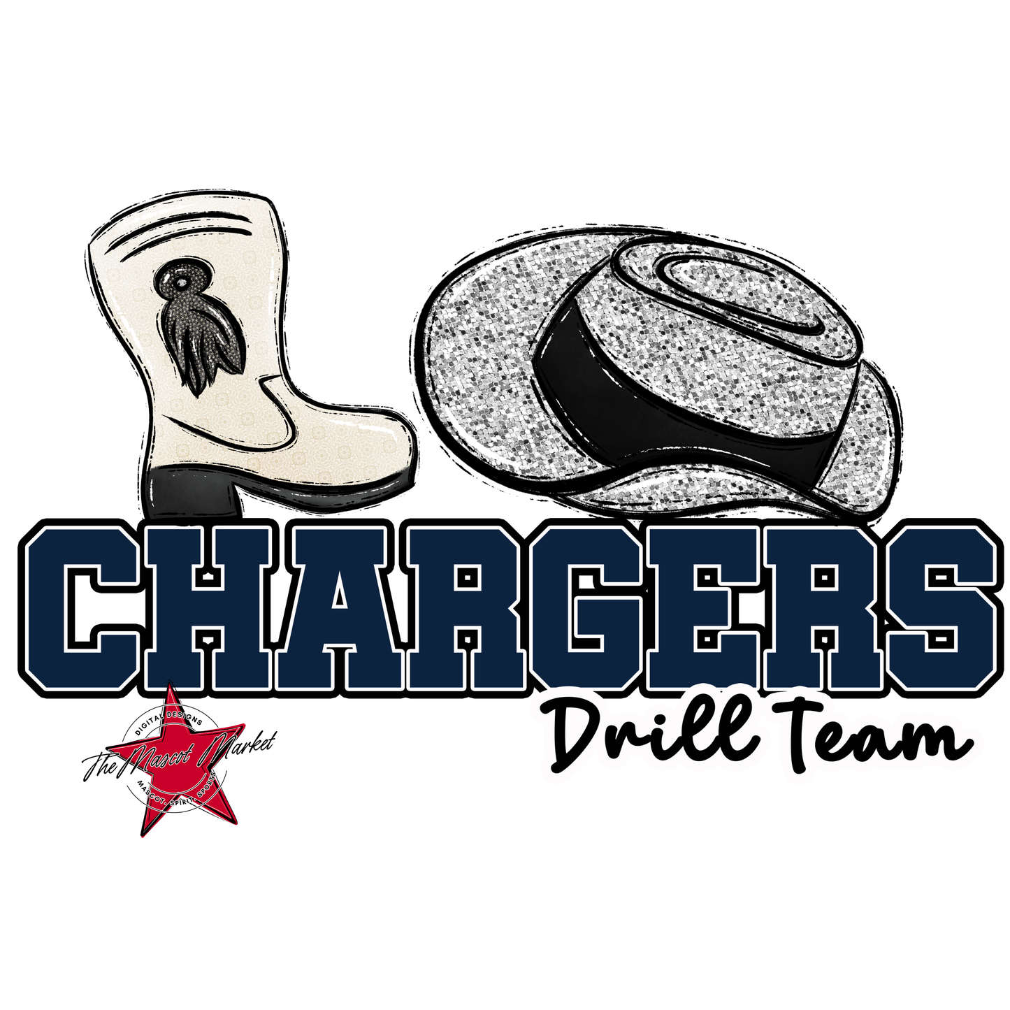 Chargers Varsity Drillteam-Navy