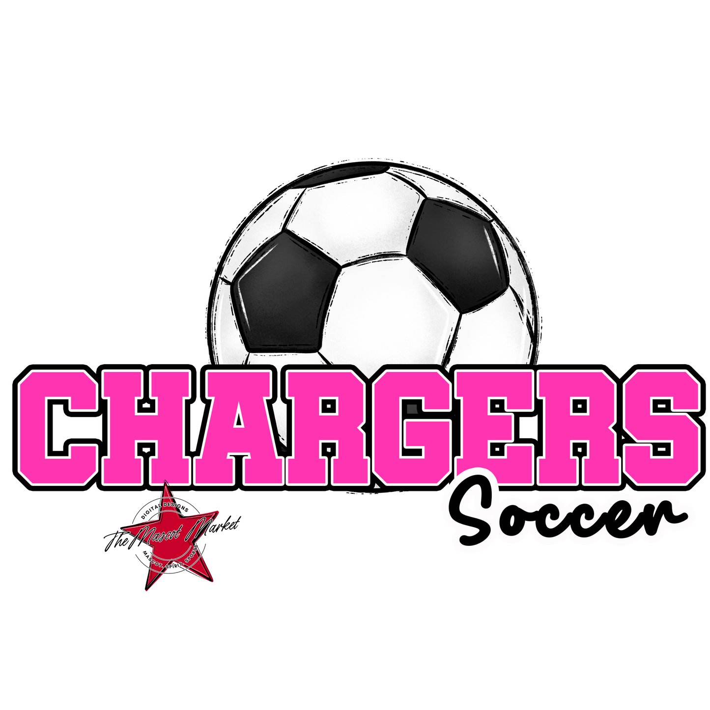 Chargers Varsity Soccer-Pink