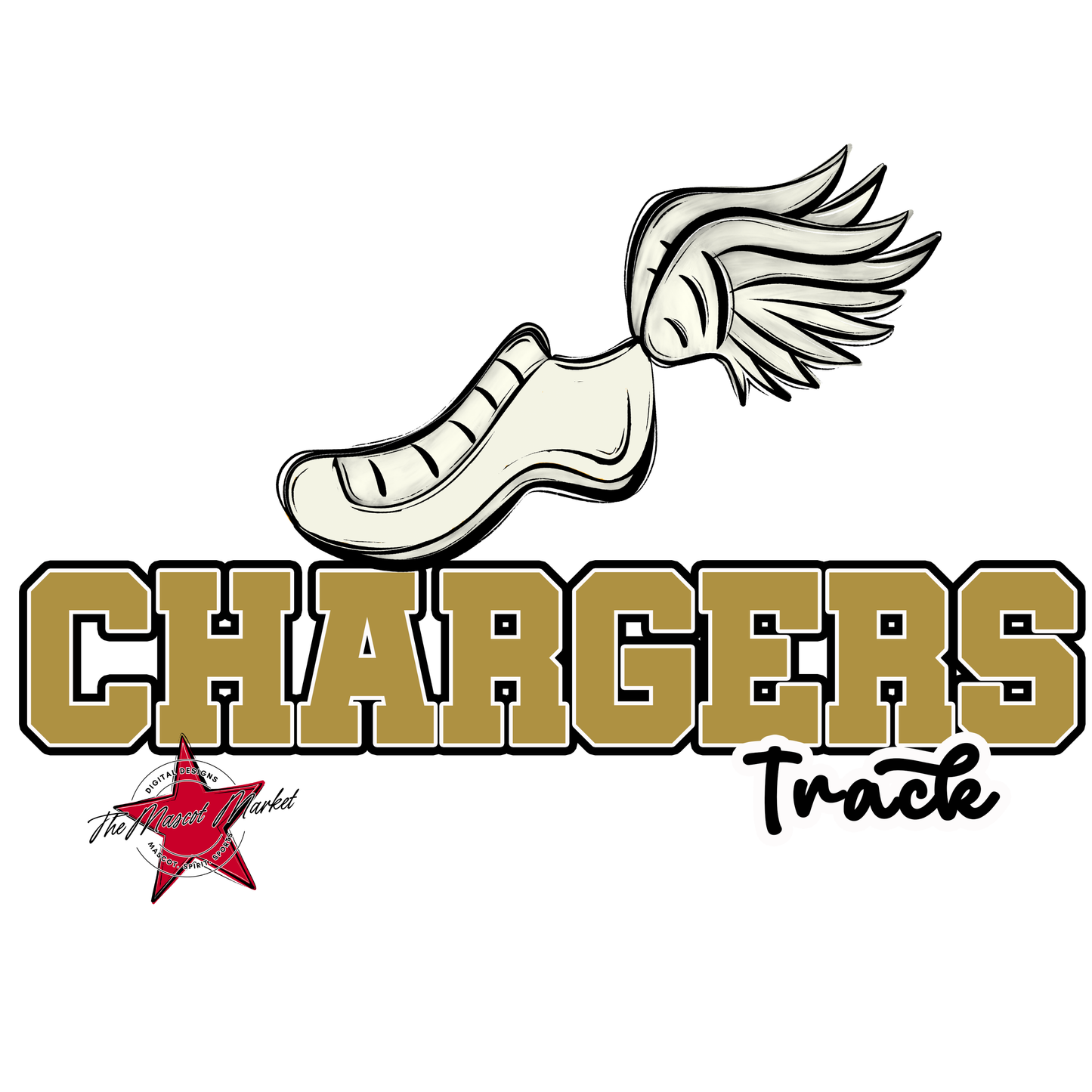 Chargers Varsity Track-Gold