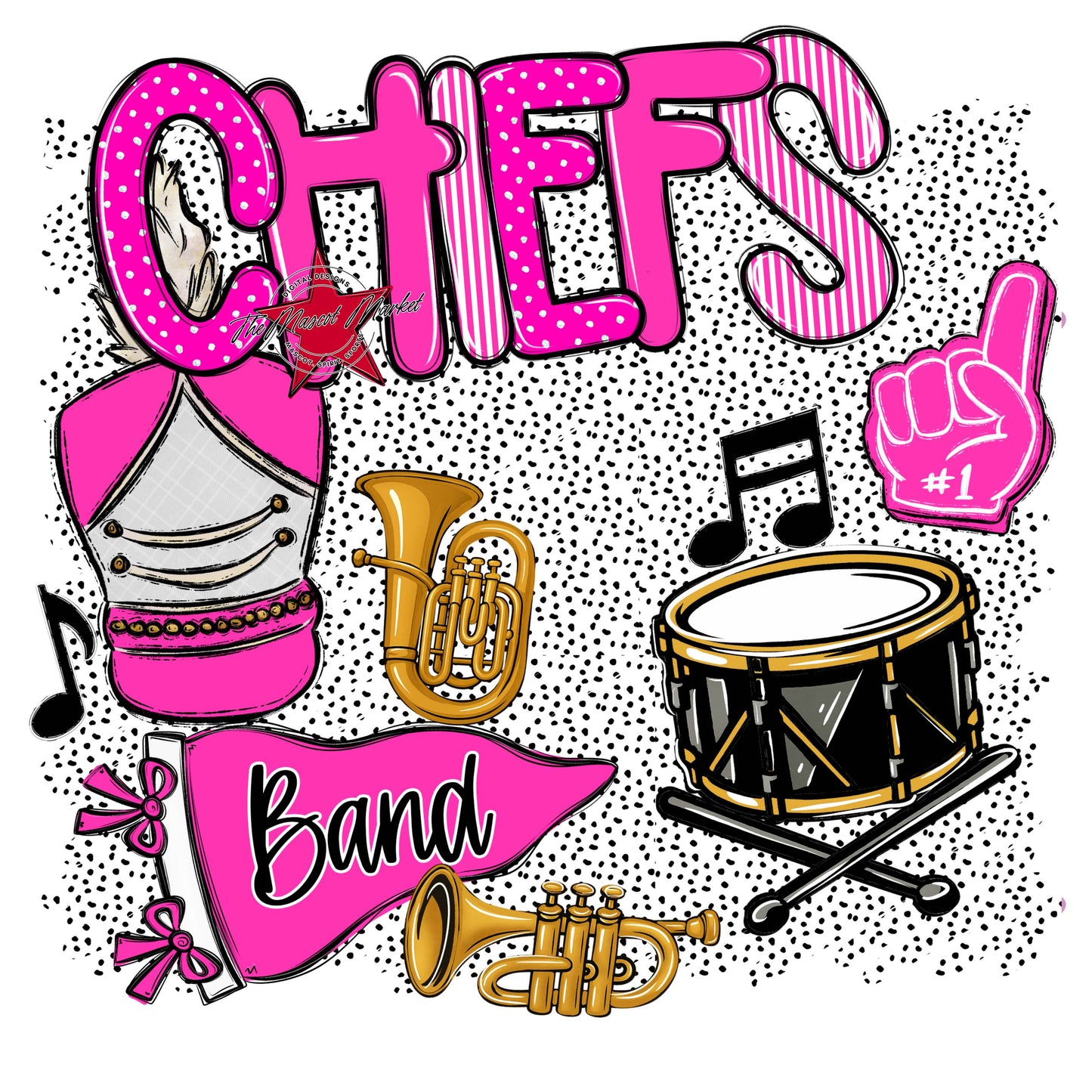 Chiefs Band Spirit-Pink