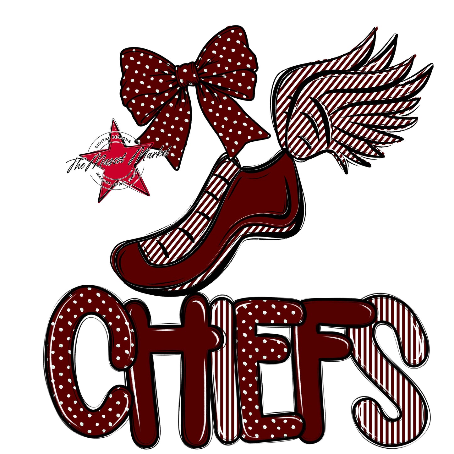 Chiefs Track Spirit Design-Maroon