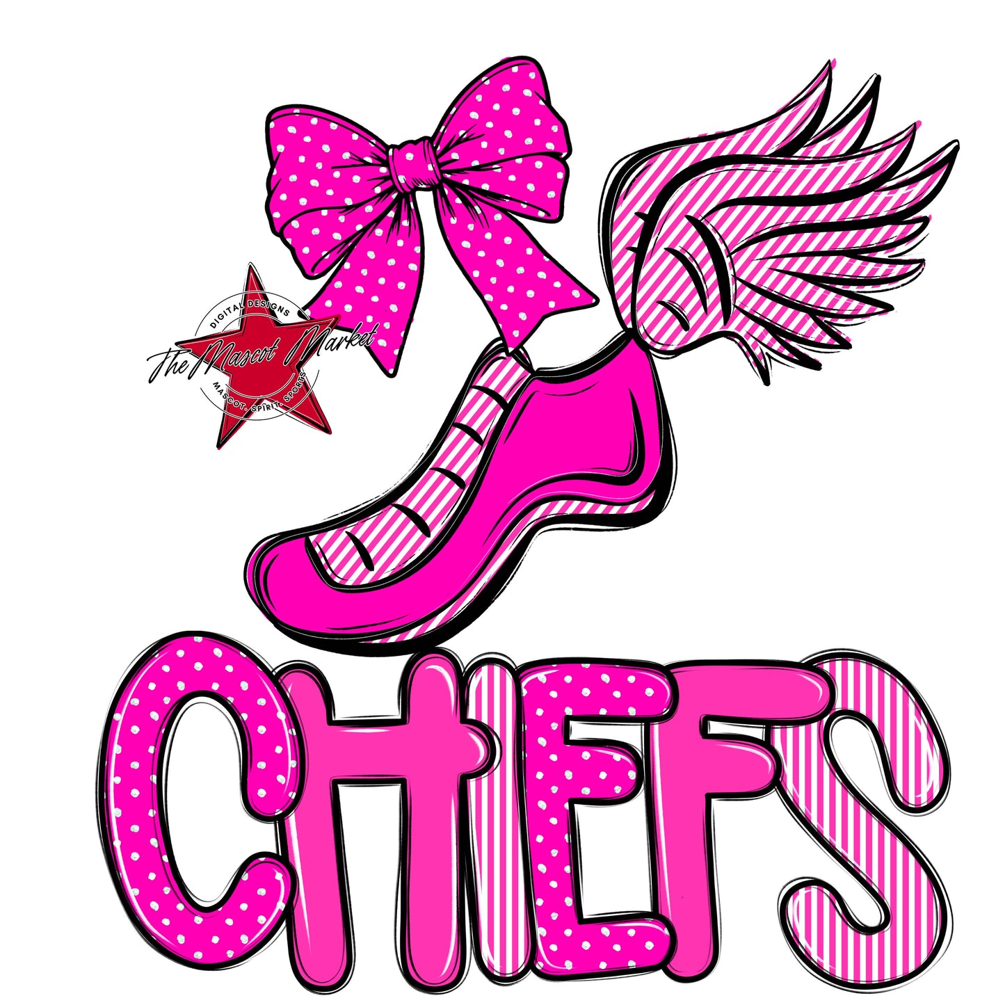 Chiefs Track Spirit Design-Pink