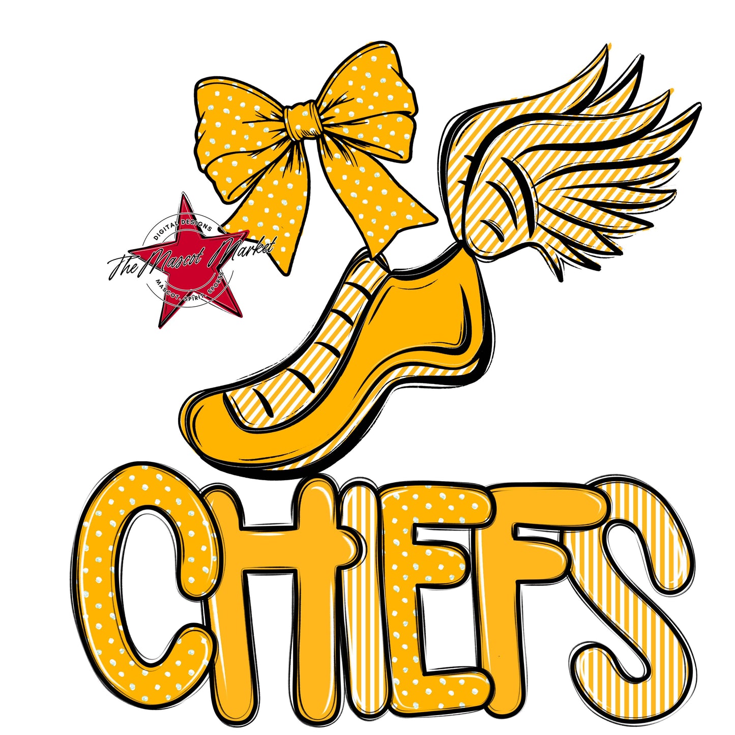 Chiefs Track Spirit Design-Yellow