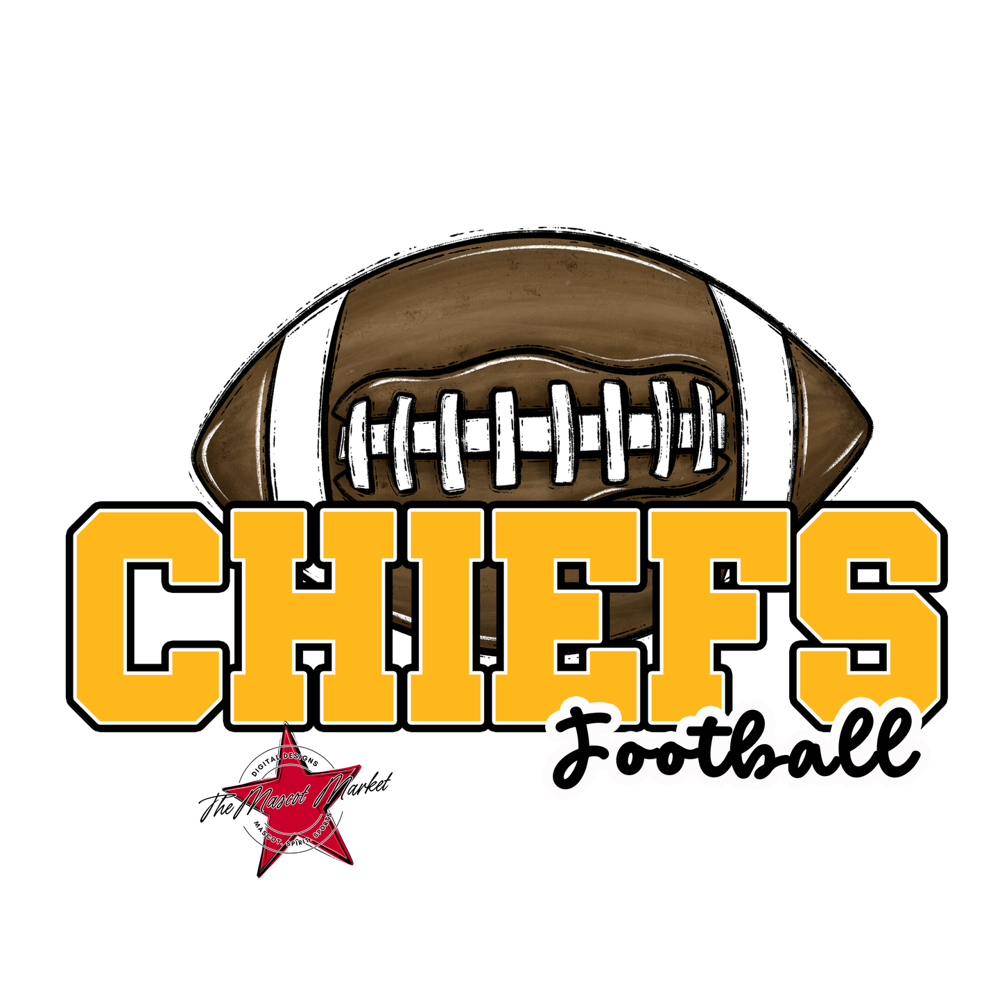 Chiefs Varsity Football-Yellow
