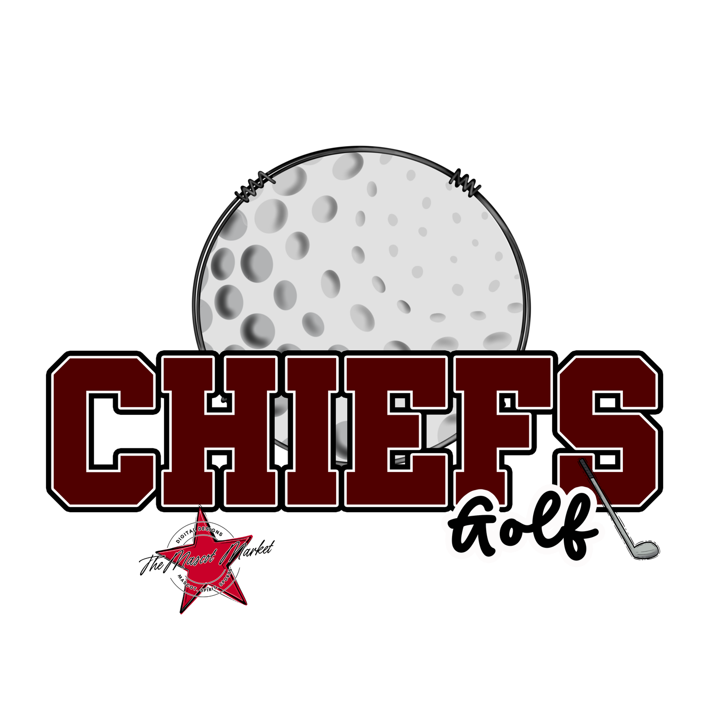 Chiefs Varsity Golf-Maroon