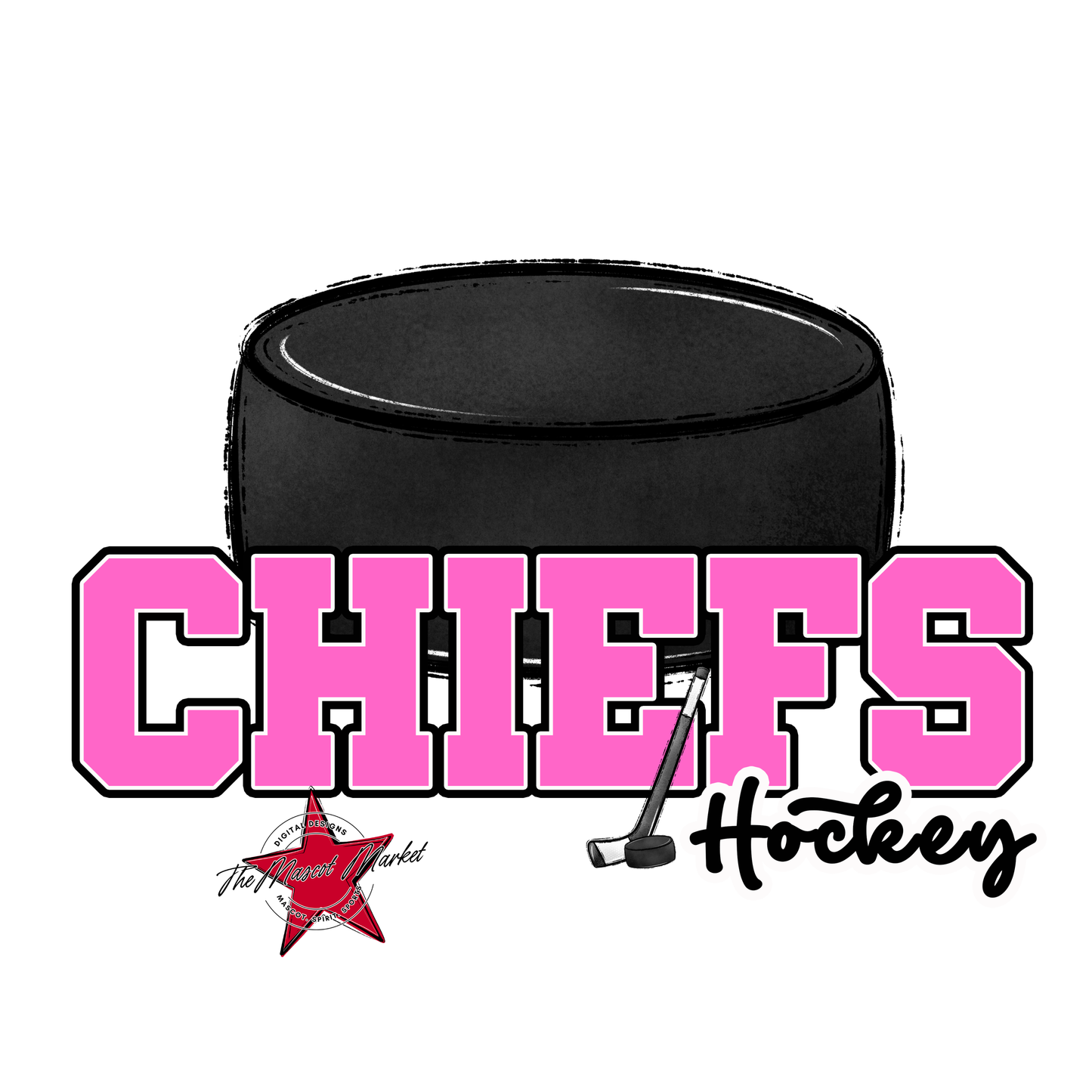 Chiefs Varsity Hockey-Baby Pink