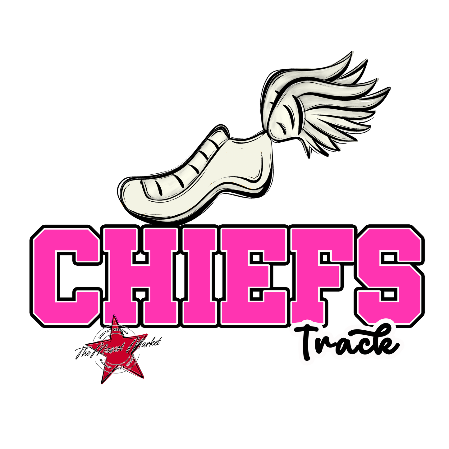 Chiefs Varsity Track-Pink