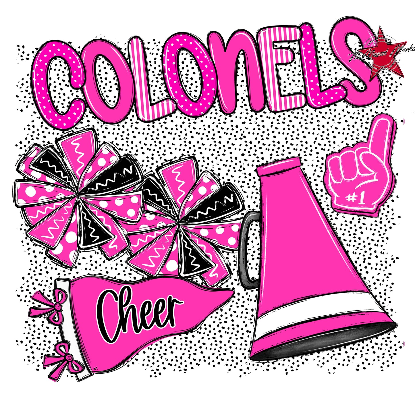 Colonels Cheer Spirit-Pink