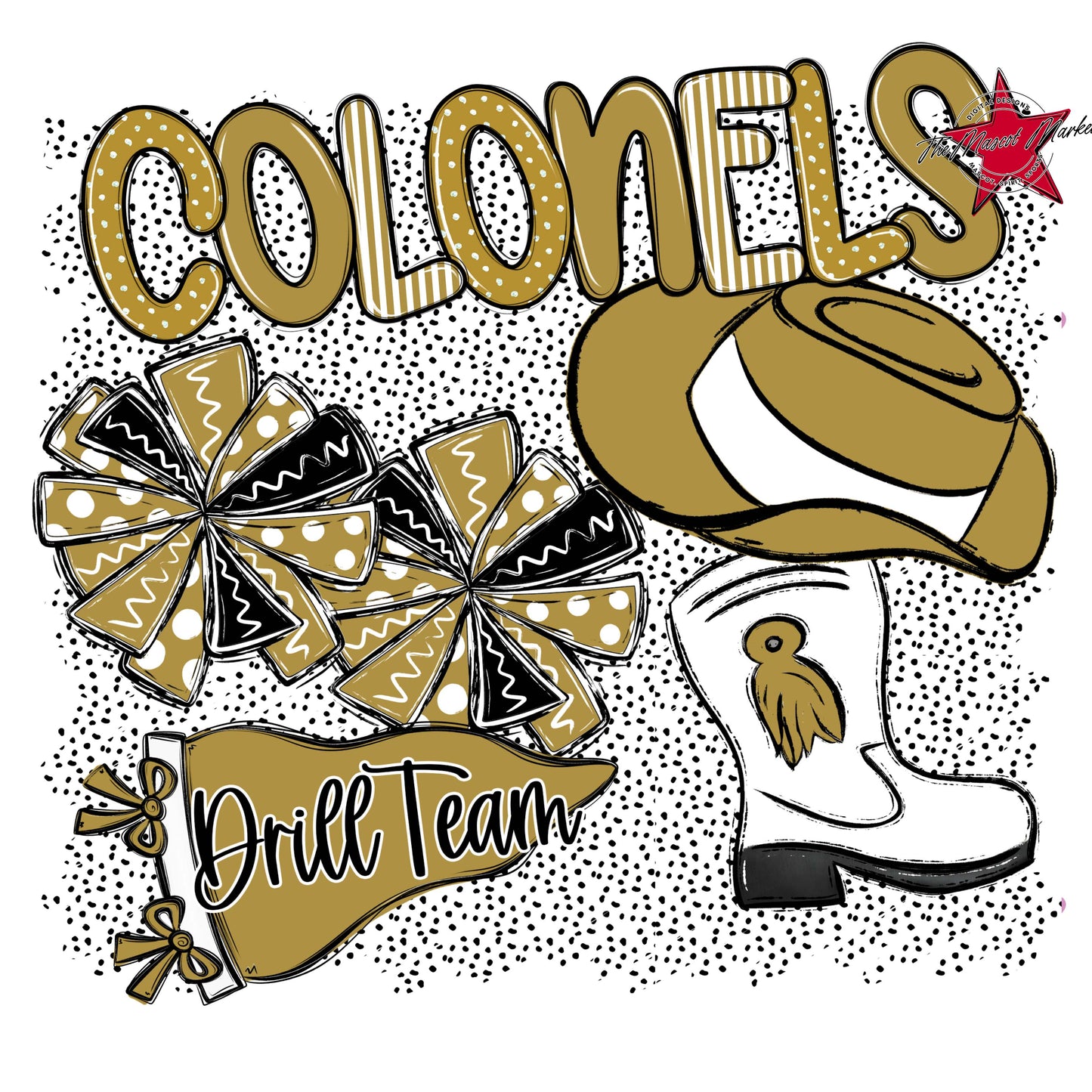 Colonels Drillteam Spirit-Gold