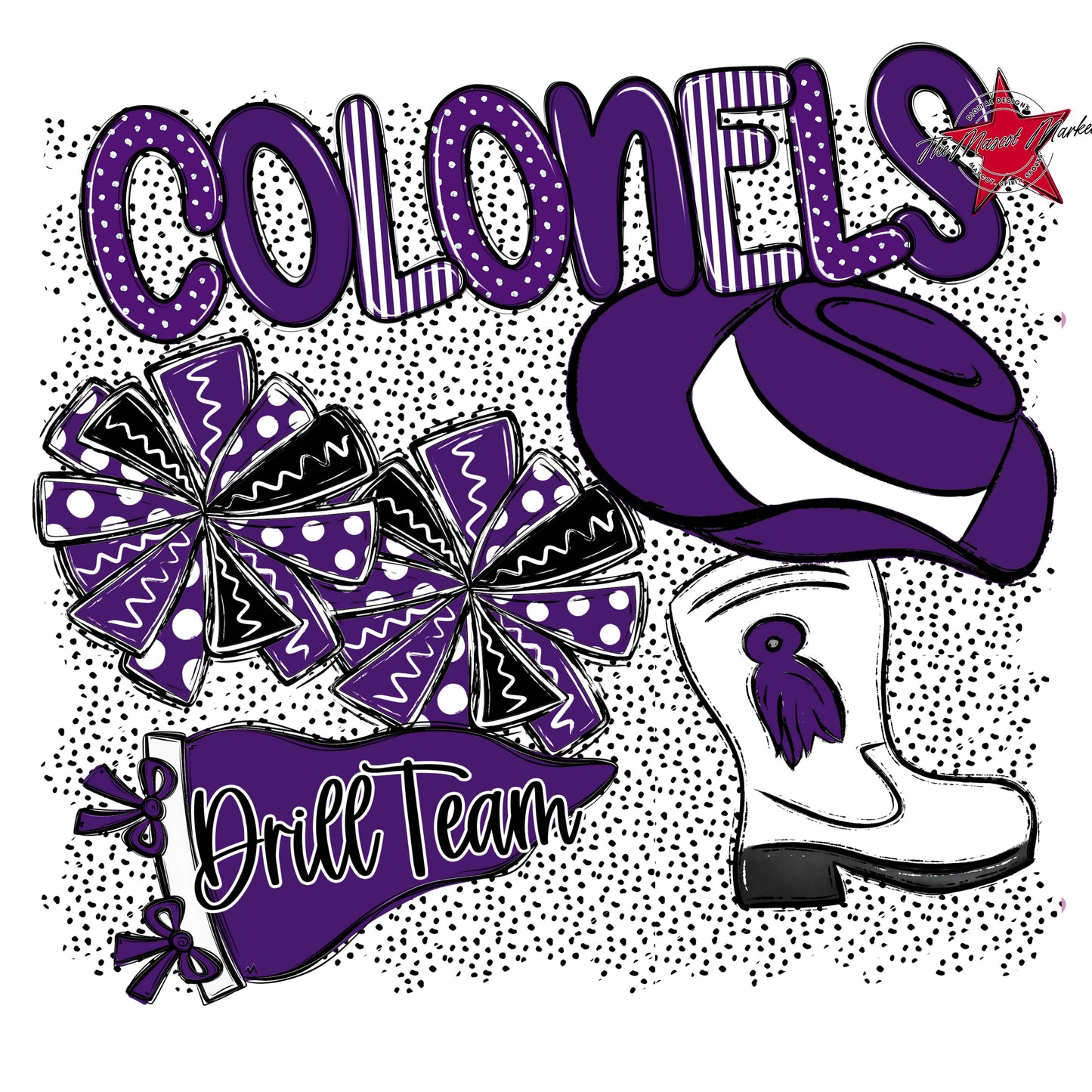 Colonels Drillteam Spirit-Purple
