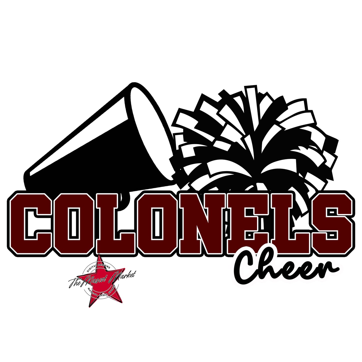 Colonels Varsity Cheer-Maroon