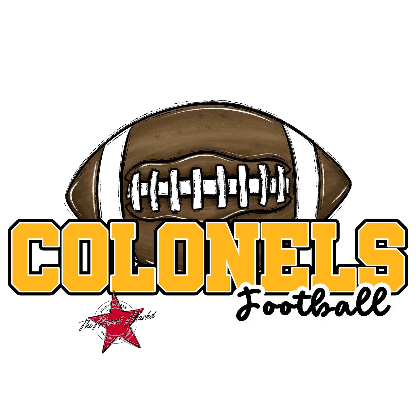 Colonels Varsity Football-Yellow