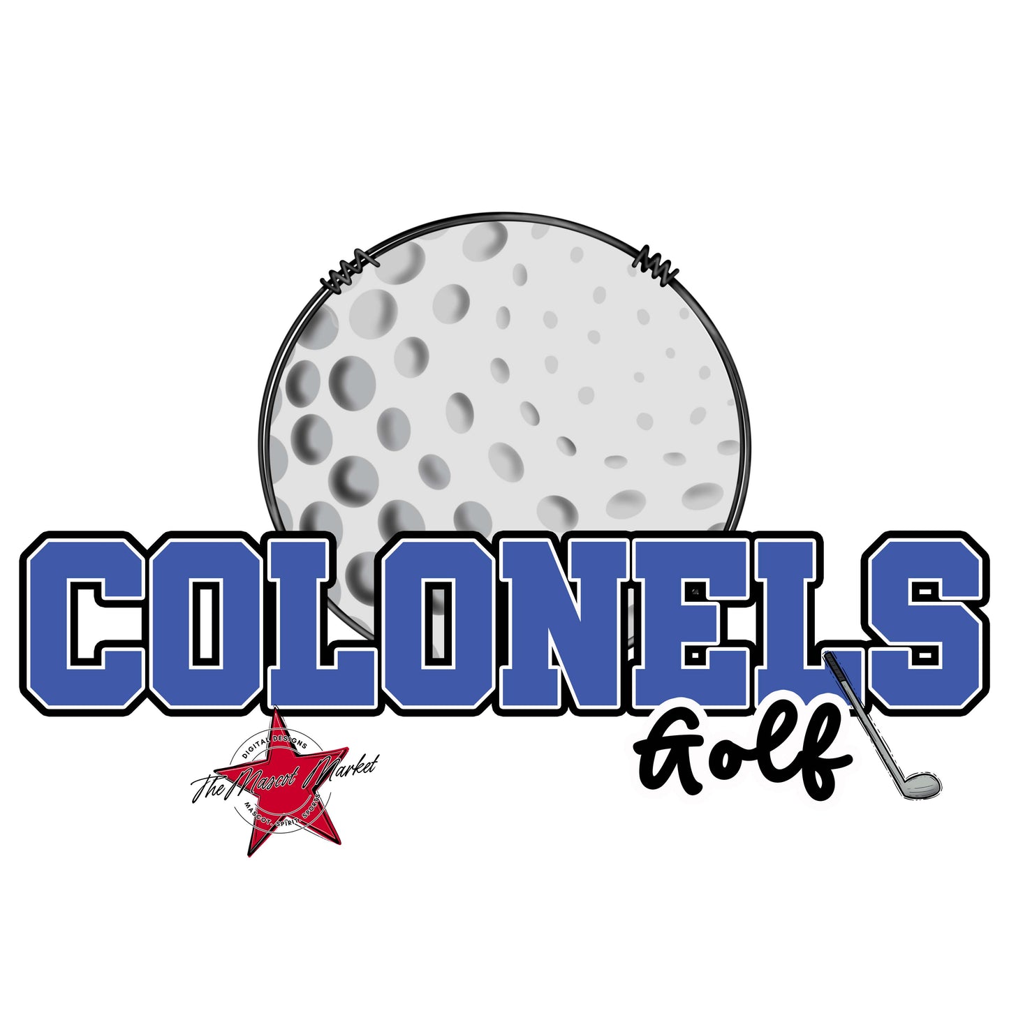 Colonels Varsity Golf-Off Blue