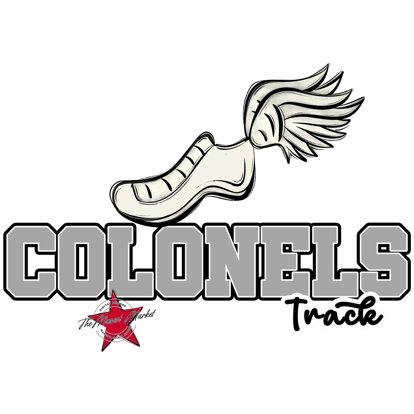 Colonels Varsity Track-Grey