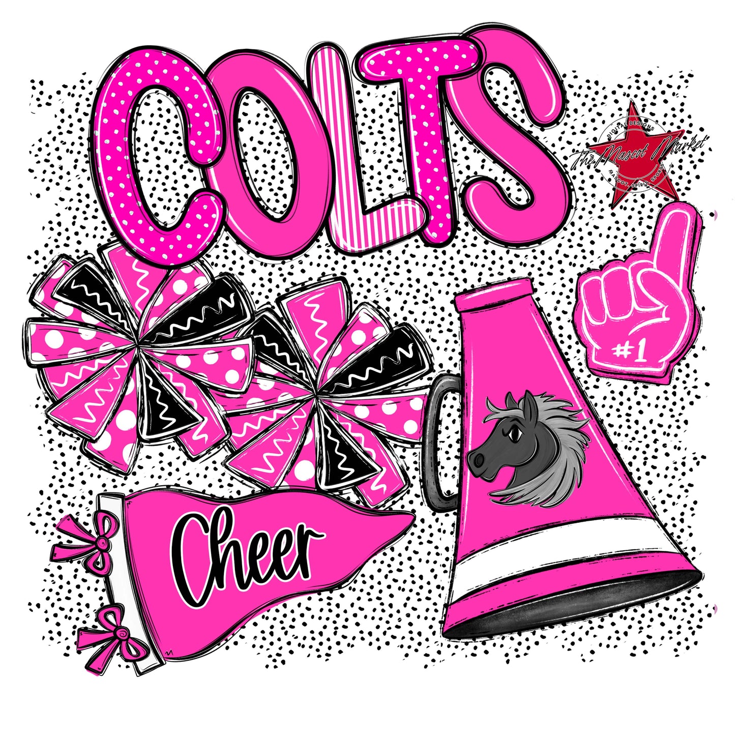 Colts Cheer Spirit-Pink