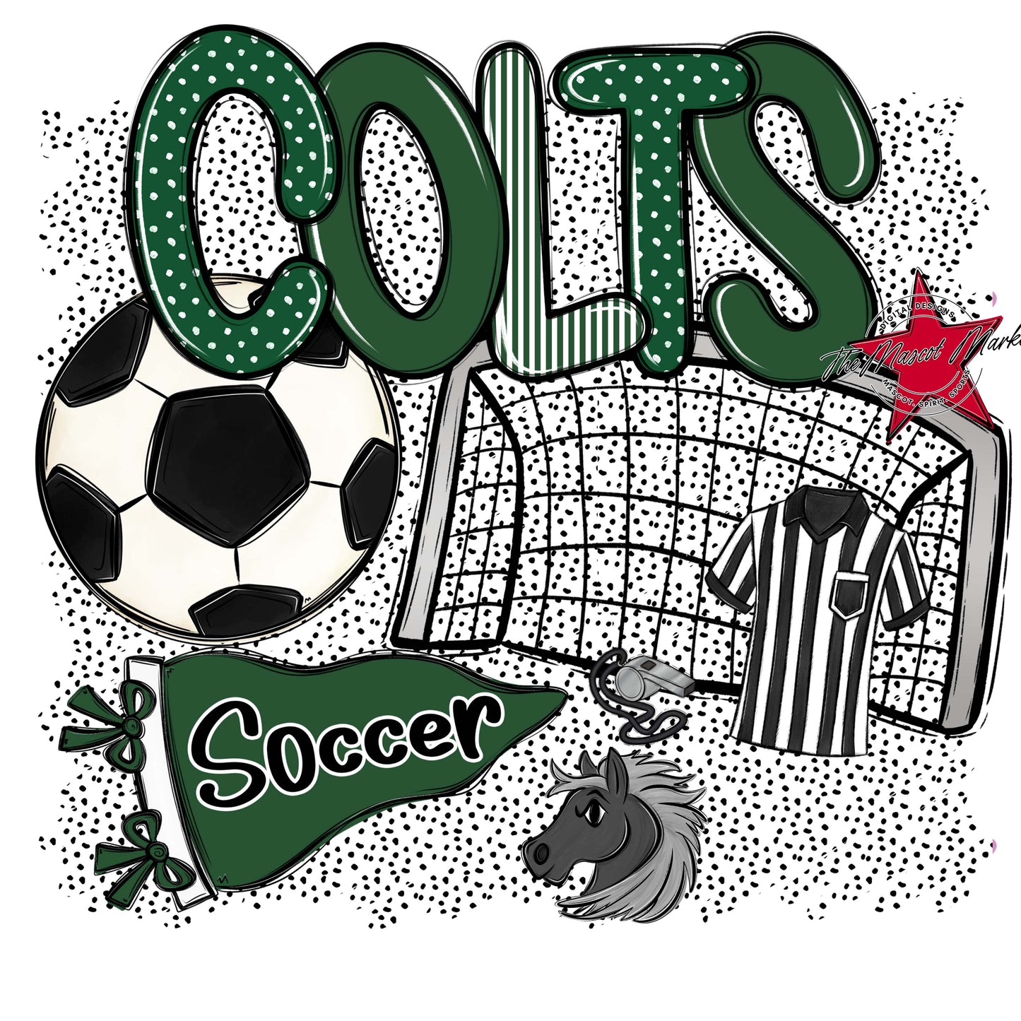Colts Soccer Spirit-Green