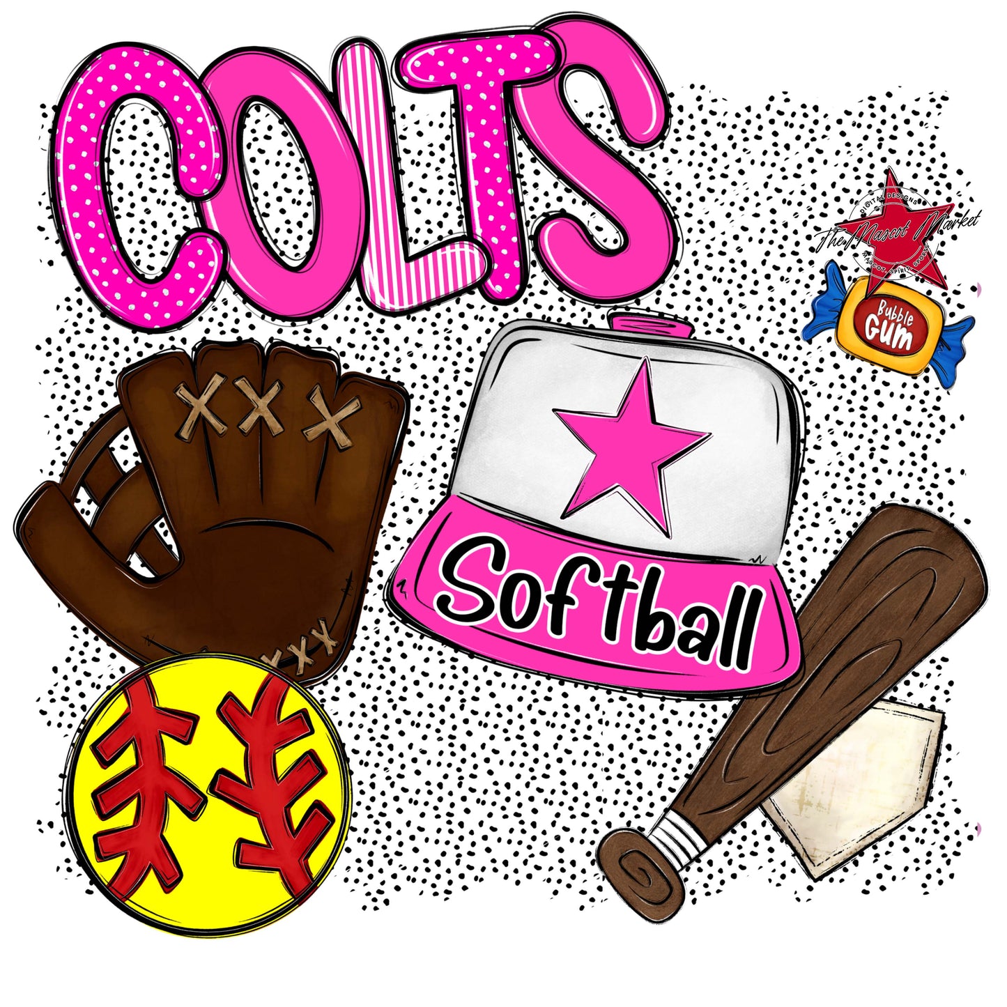Colts Softball Spirit-Pink