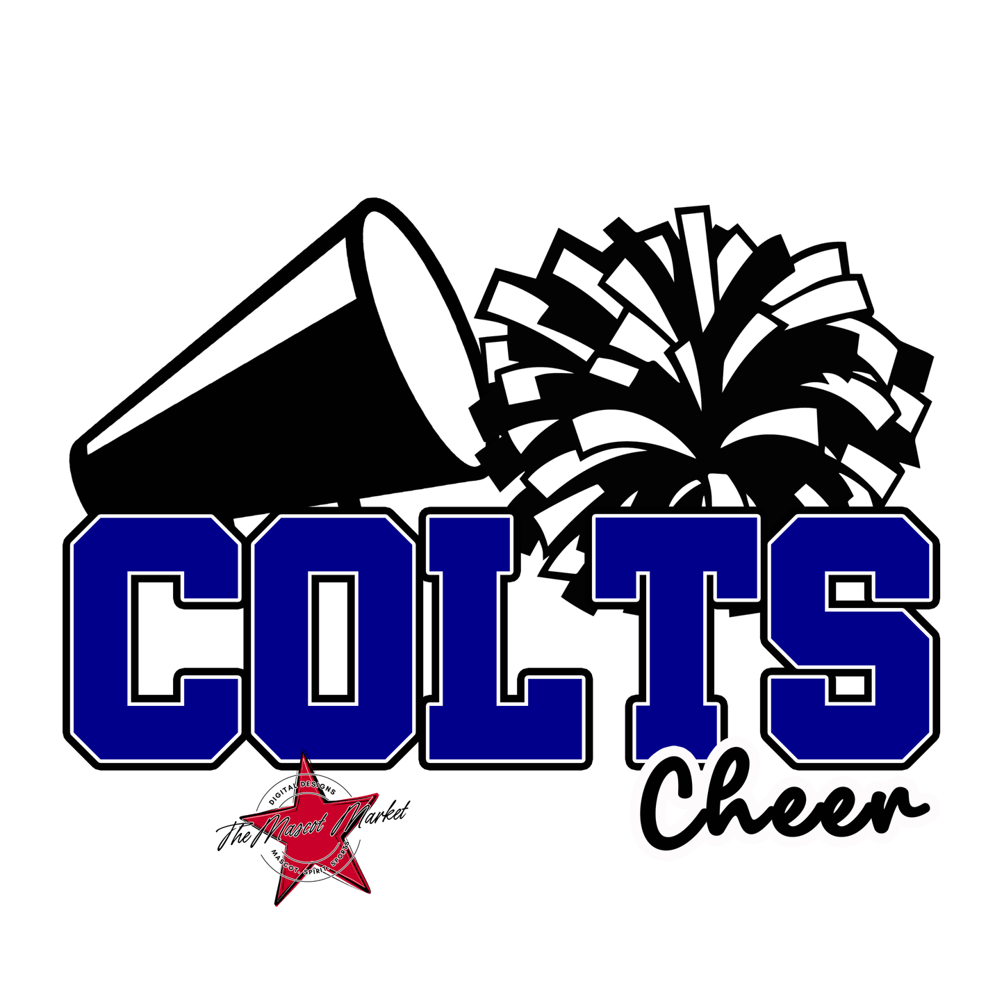 Colts Varsity Cheer-Blue