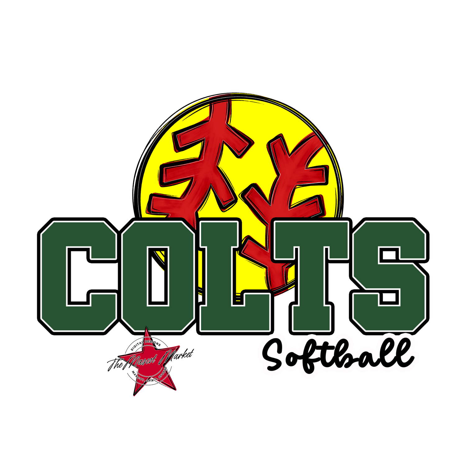 Colts Varsity Softball-Green