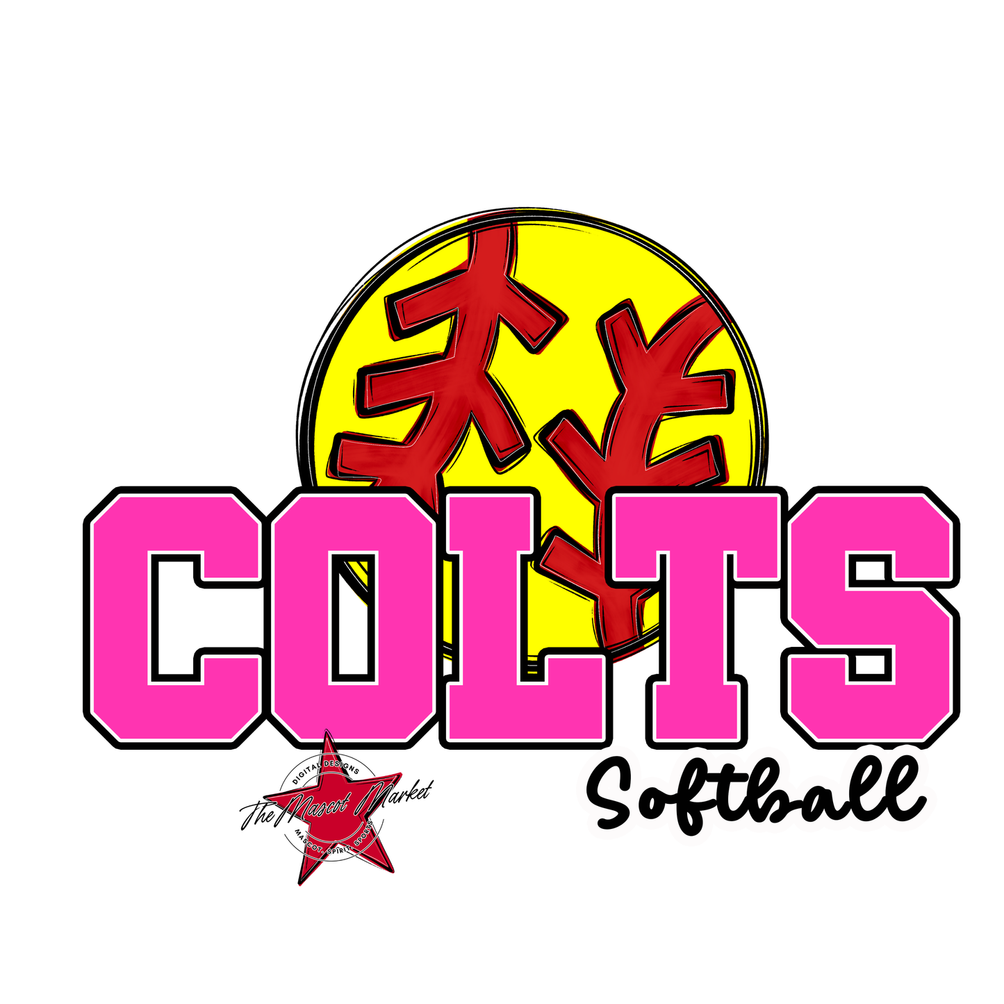 Colts Varsity Softball-Pink