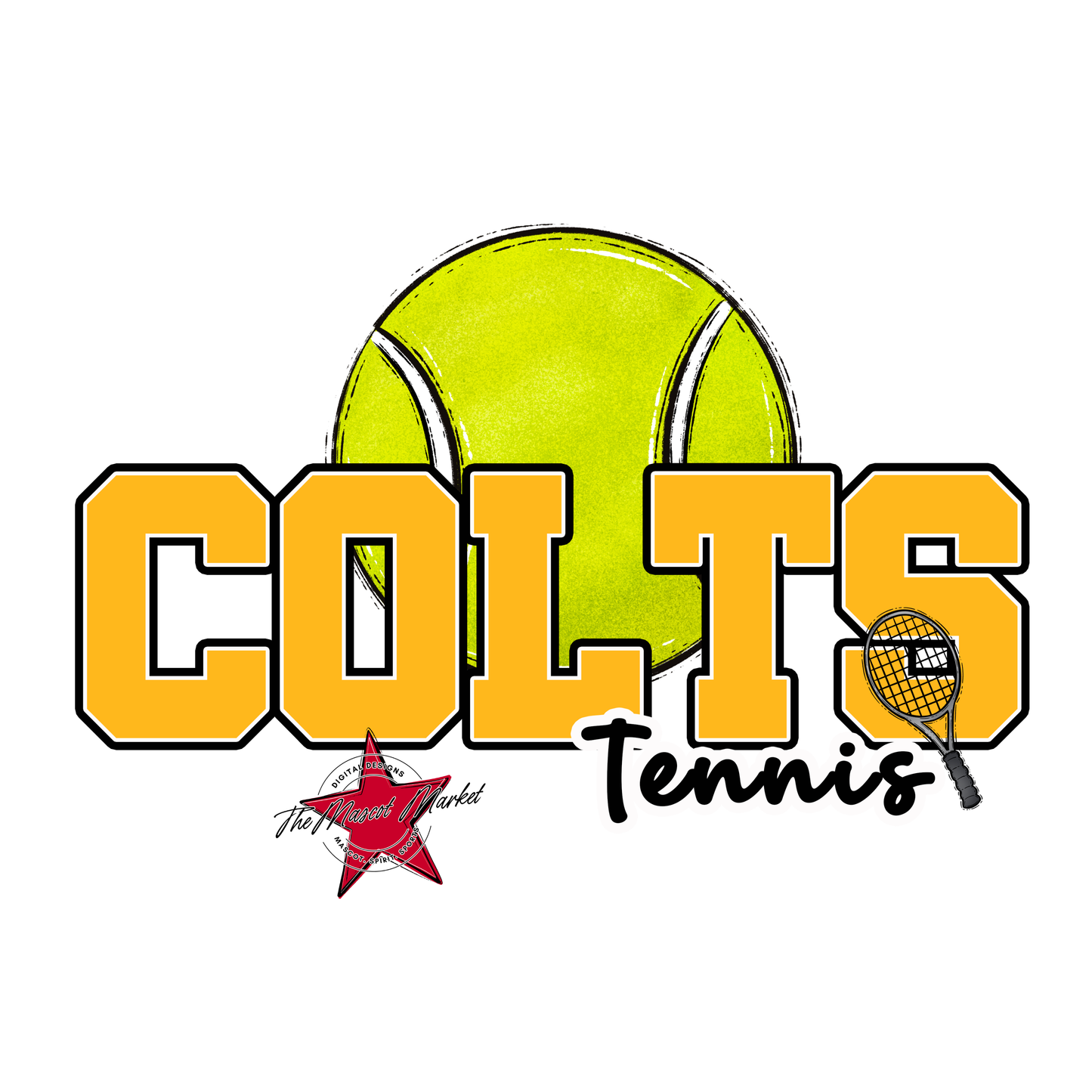Colts Varsity Tennis-Yellow