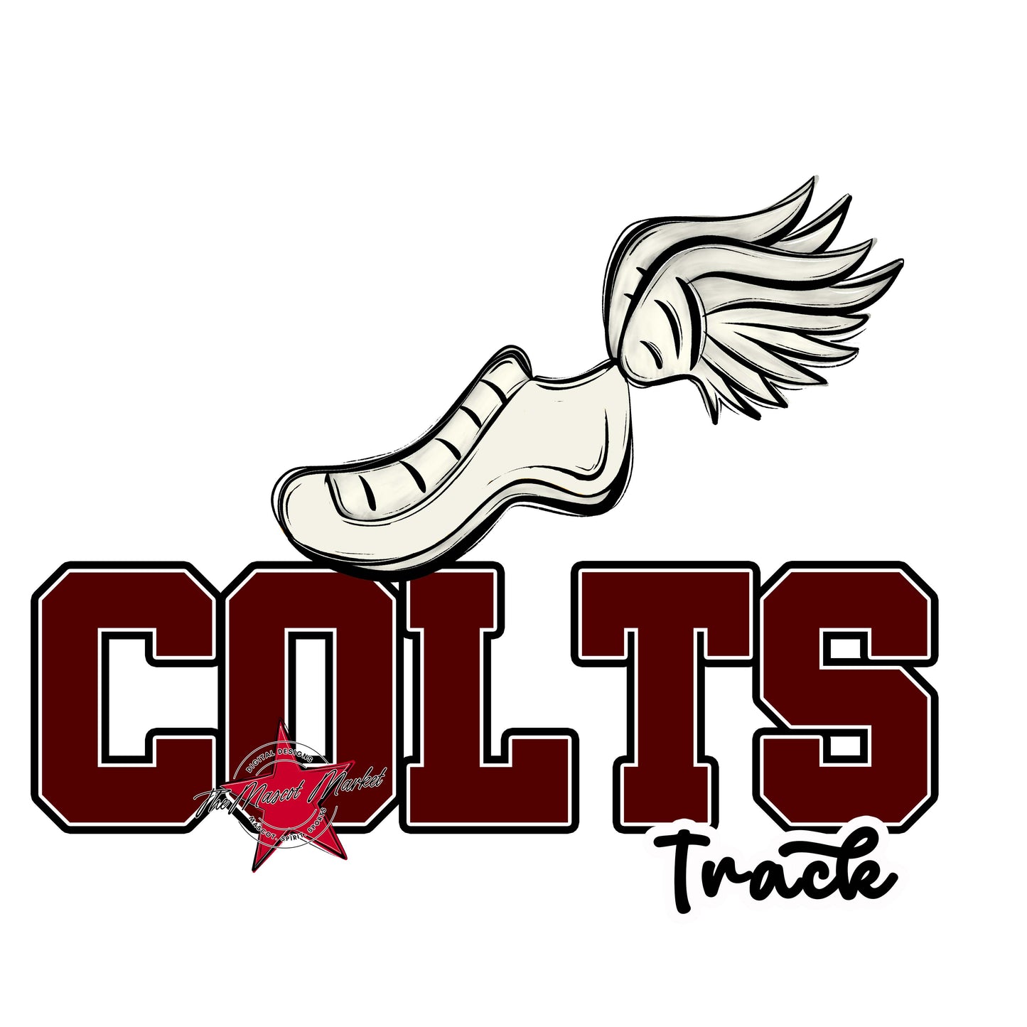 Colts Varsity Track-Maroon