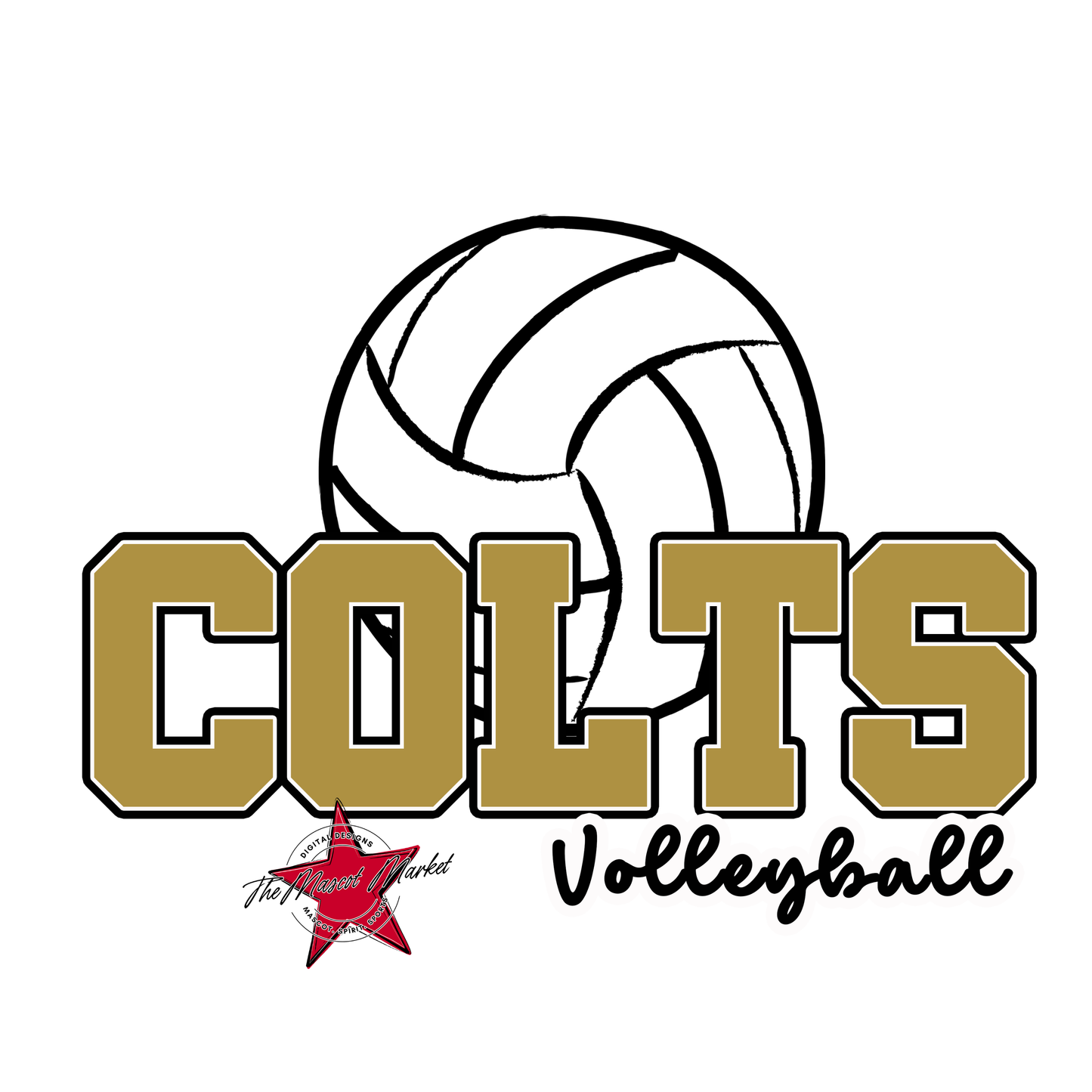 Colts Varsity Volleyball-Gold