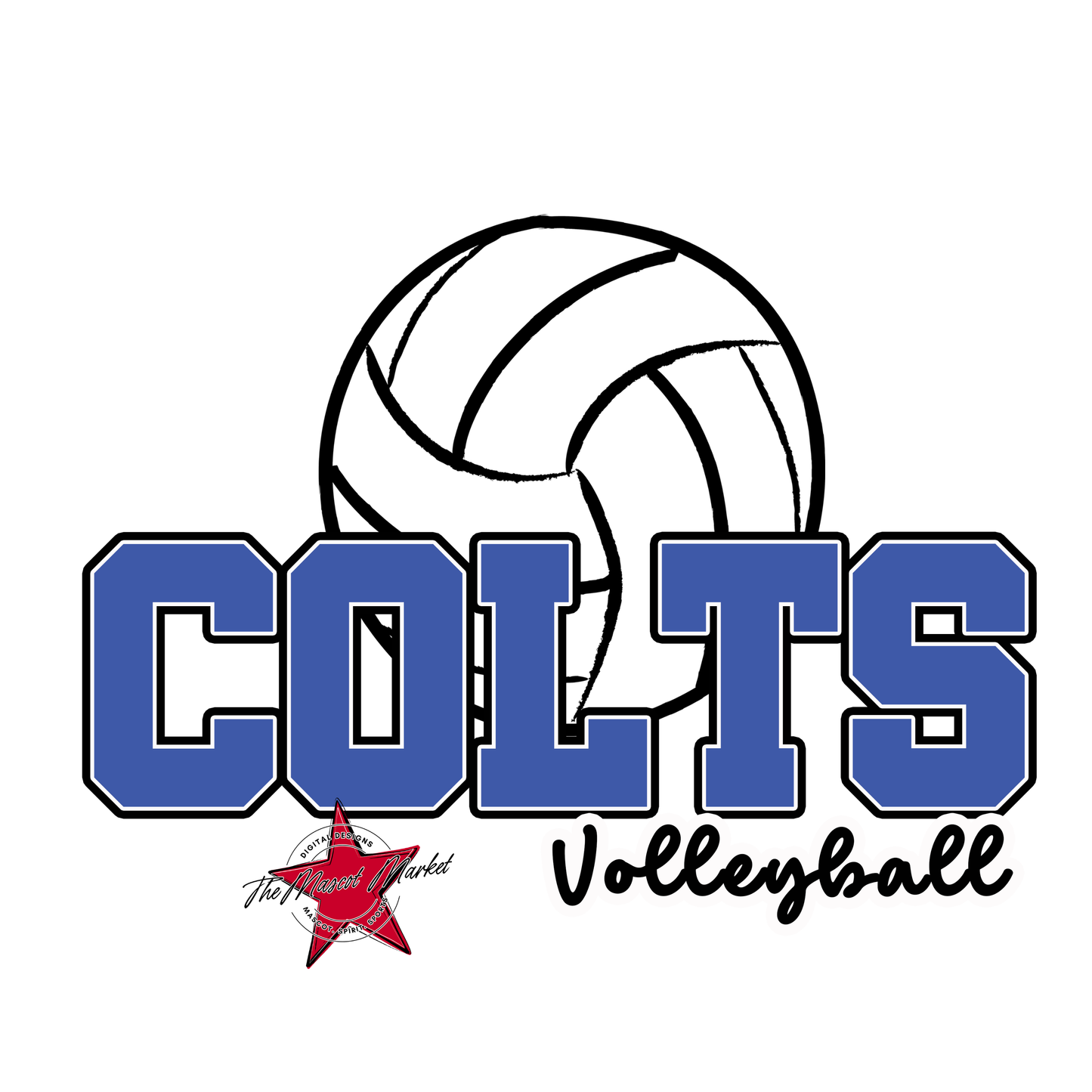 Colts Varsity Volleyball-Off Blue