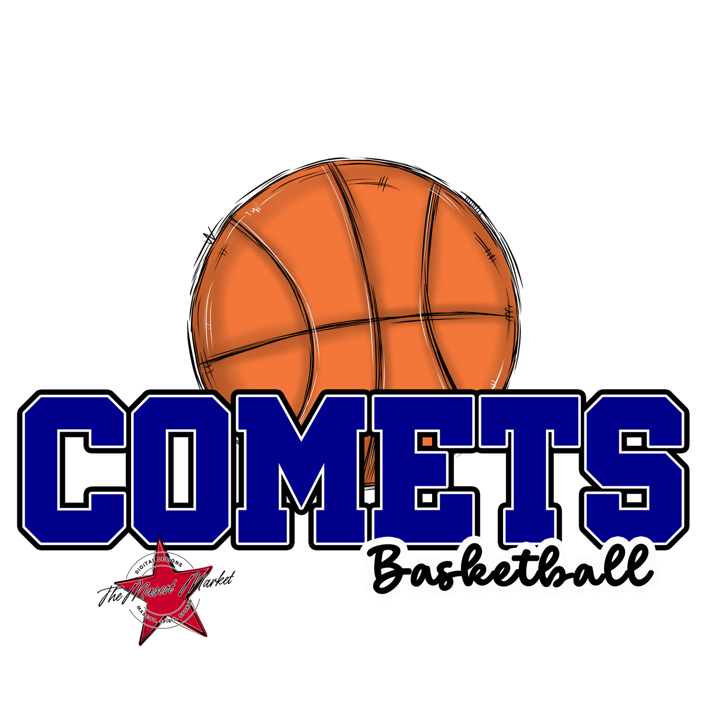Comets Varsity Basketball-Blue