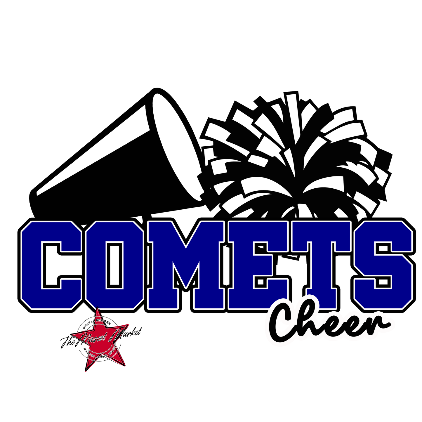 Comets Varsity Cheer-Blue