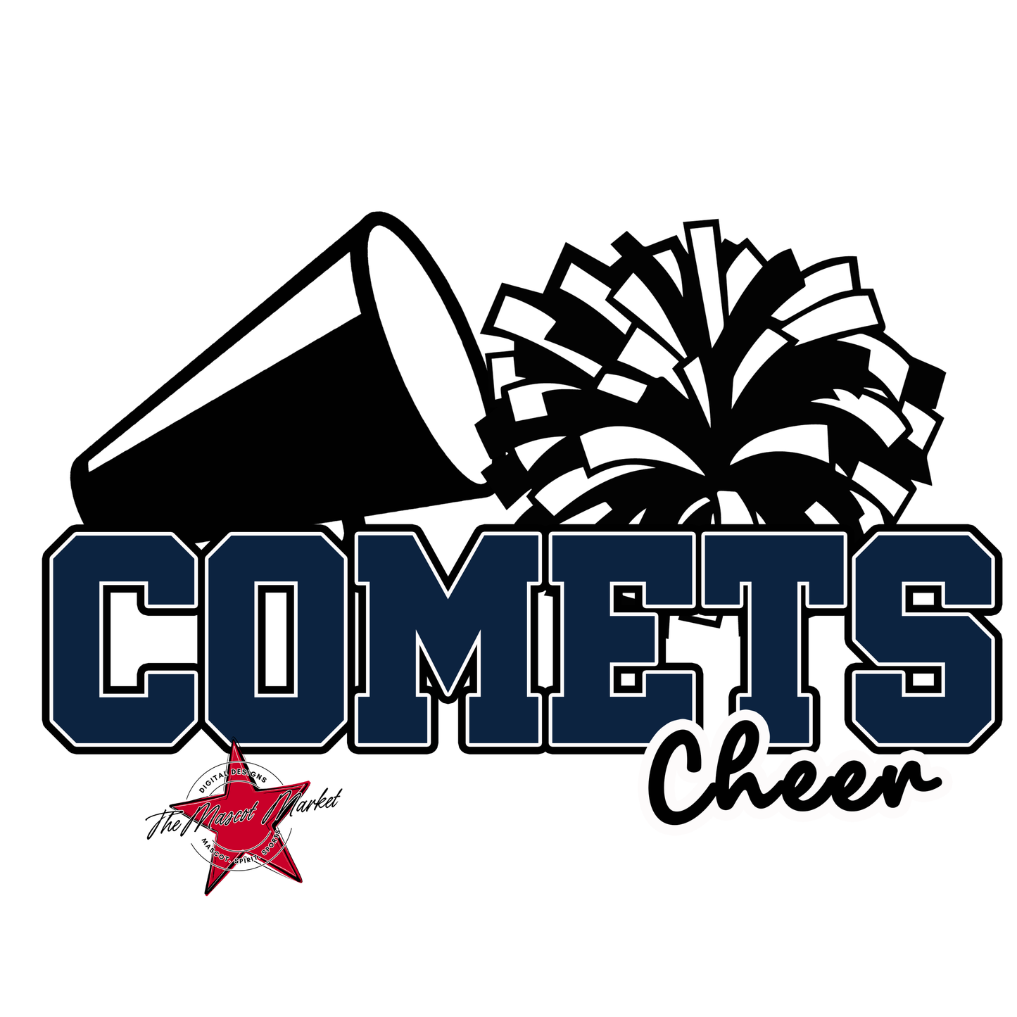 Comets Varsity Cheer-Navy