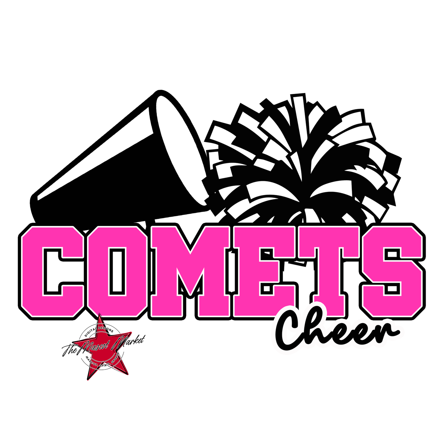Comets Varsity Cheer-Pink