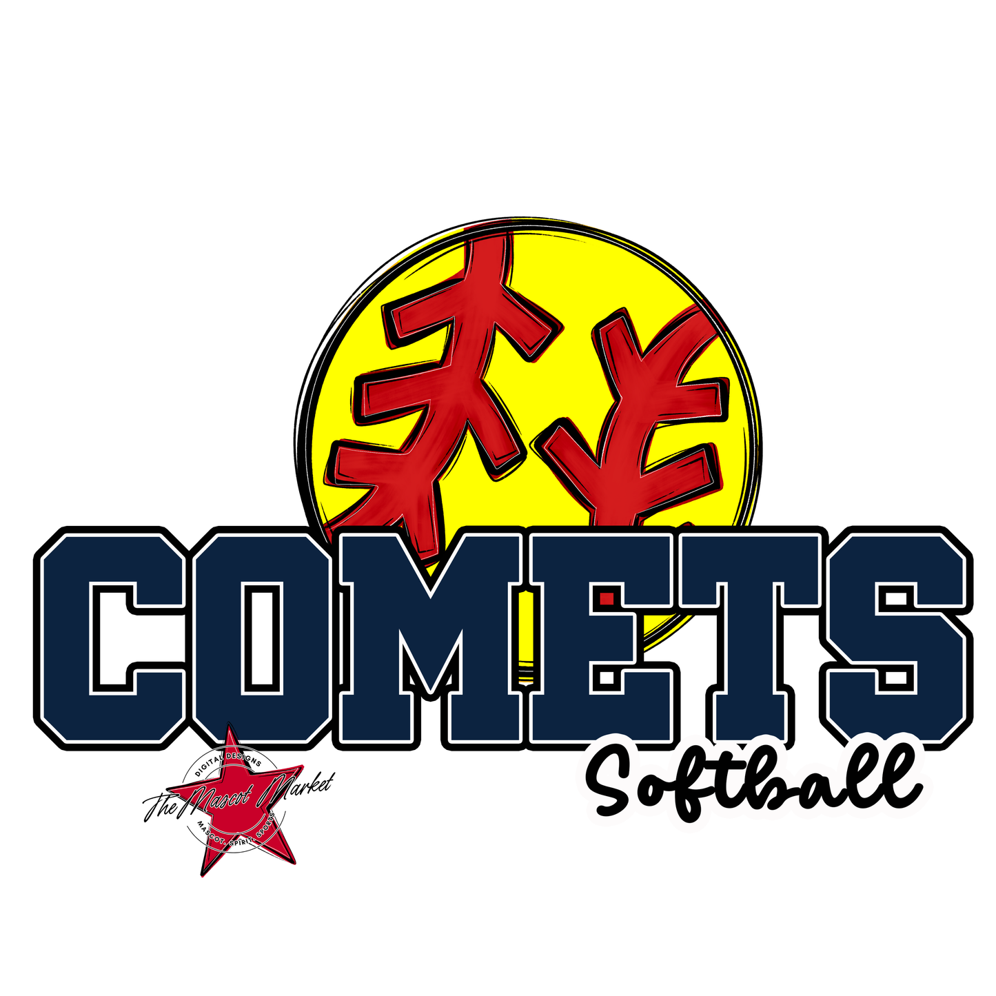 Comets Varsity Softball-Navy